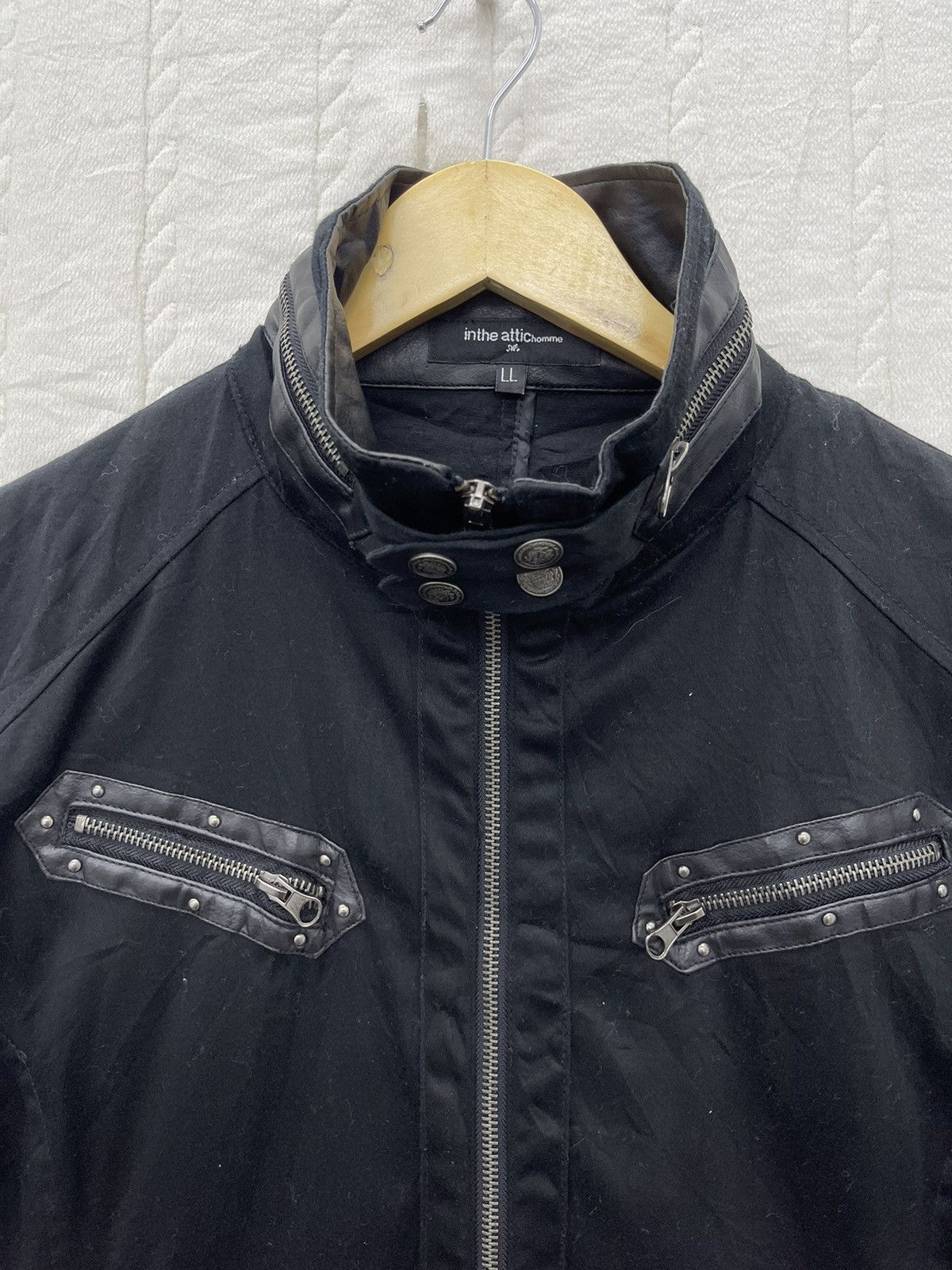 In The Attic (S) IN THE ATTIC DOUBLE RIDER BIKE JACKET Size L / US 10 / IT 46 - 4 Thumbnail