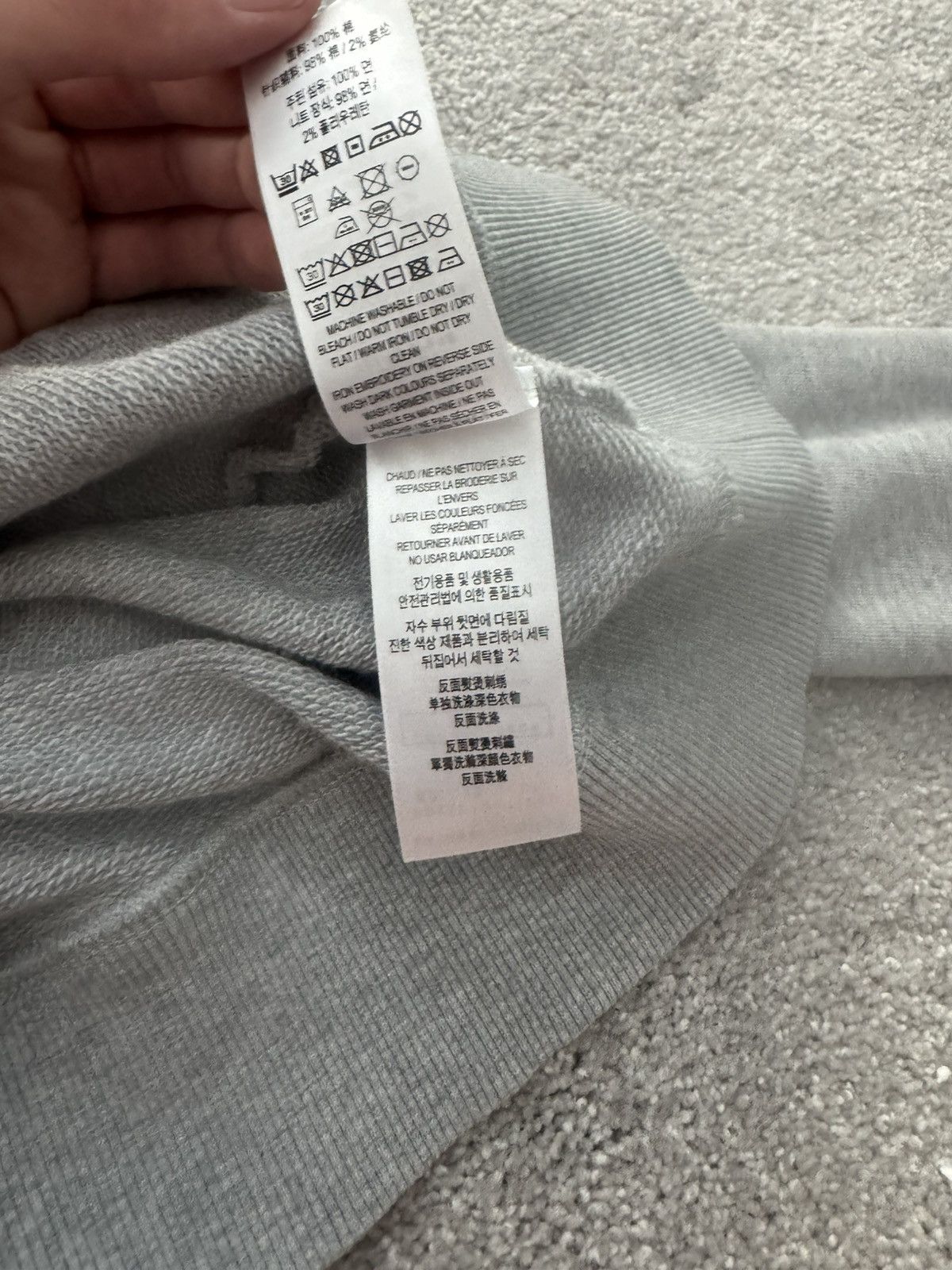 Burberry Grey Burberry Logo Hoodie Size US M / EU 48-50 / 2 - 6 Thumbnail