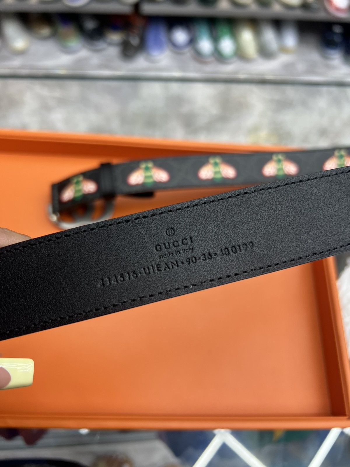 Gucci Gucci Bee Belt Size 36 - 10 Thumbnail
