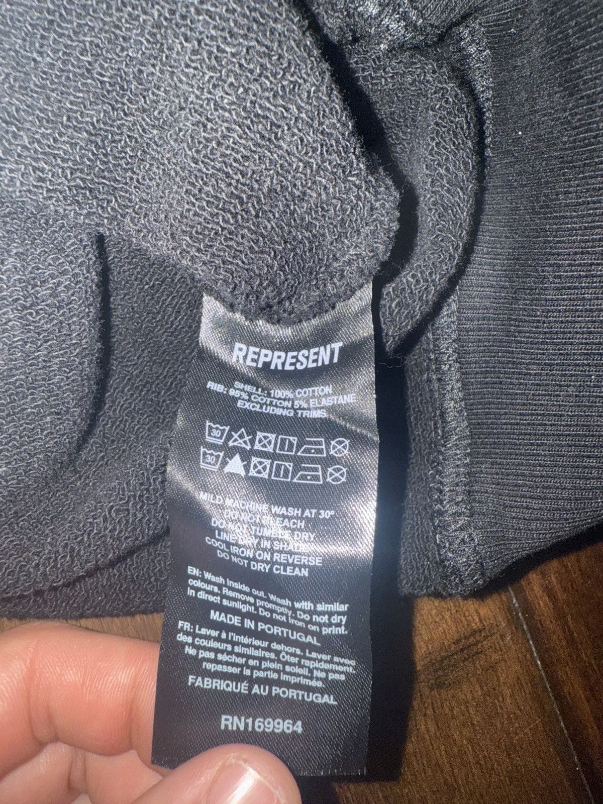 Represent Clo. REPRESENT CHERUB JET BLACK HOODIE SMALL Size US S / EU 44-46 / 1 - 4 Thumbnail