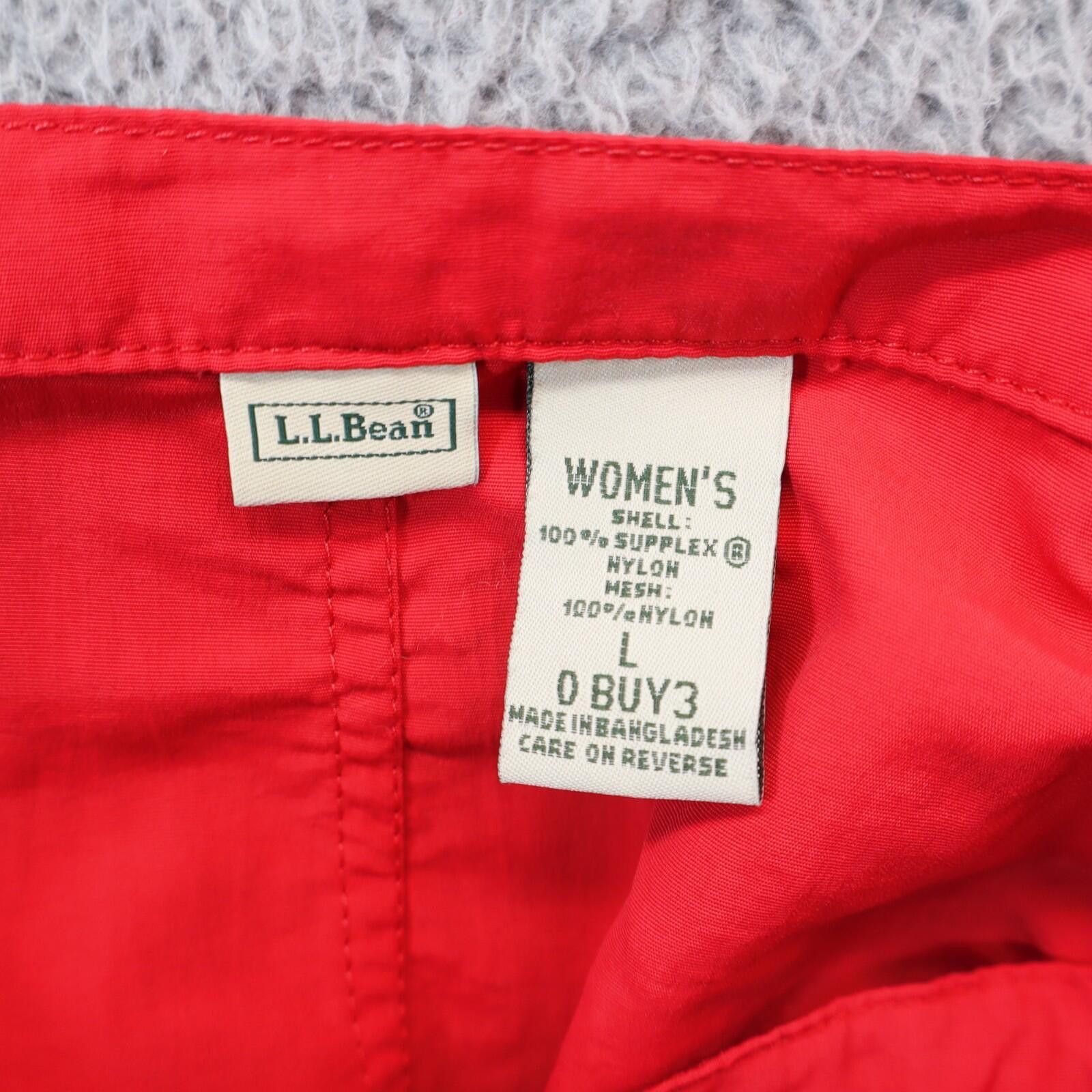 L.L. Bean LL Bean Womens Shorts Size Large Red Athletic shorts Nylon Size 36" / US 14 / IT 50 - 6 Thumbnail