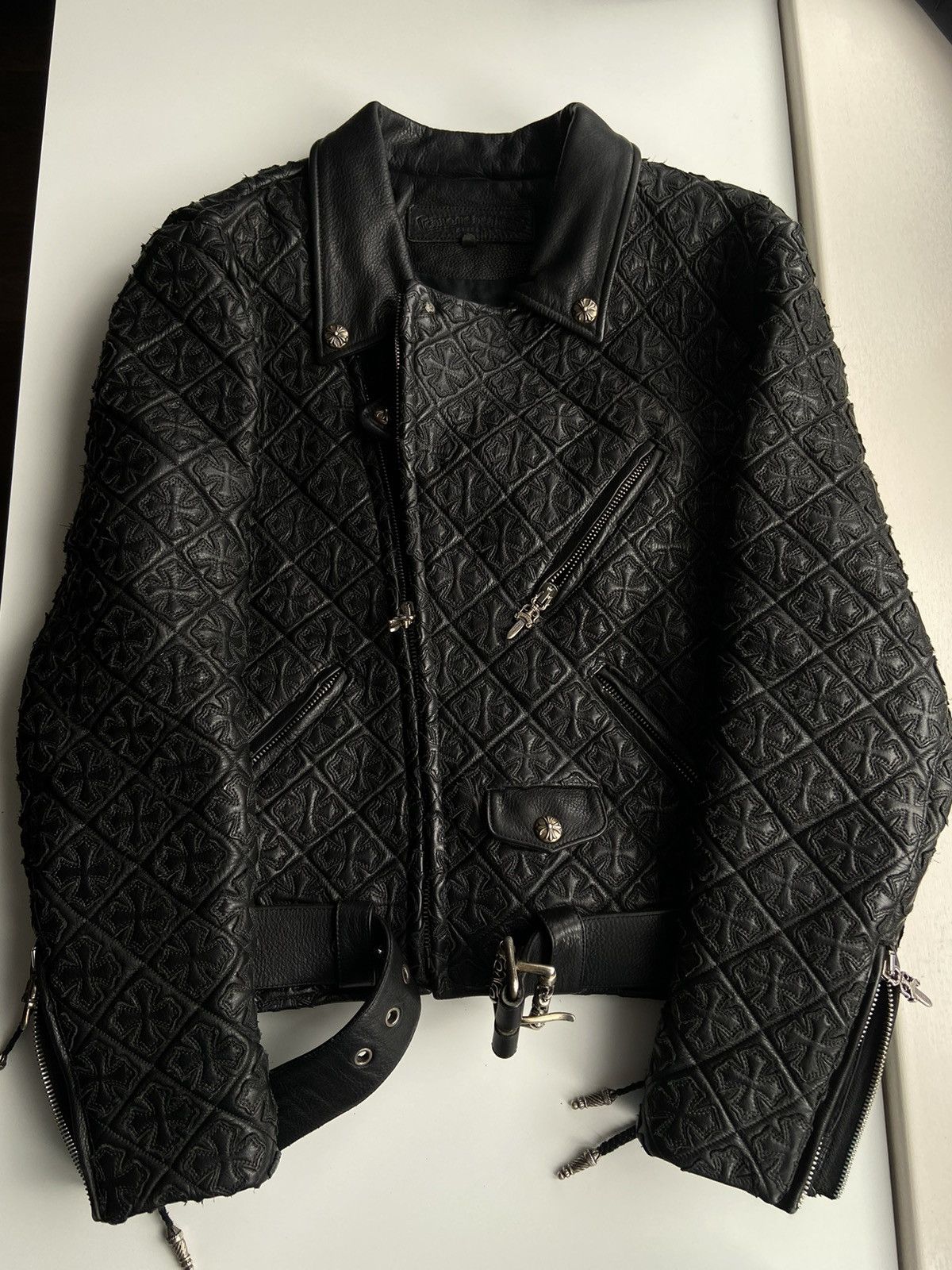 Chrome Hearts JJ Dean Mathematical Leather Jacket