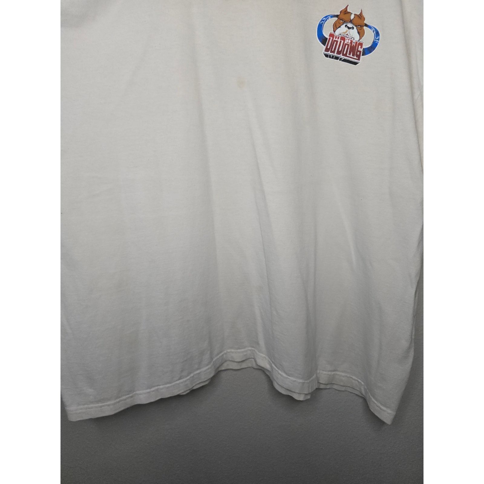 Vintage Vintage Da Dawg 3XL White Pitbull Motorcycled Biker Tee Size US XXL / EU 58 / 5 - 9 Thumbnail