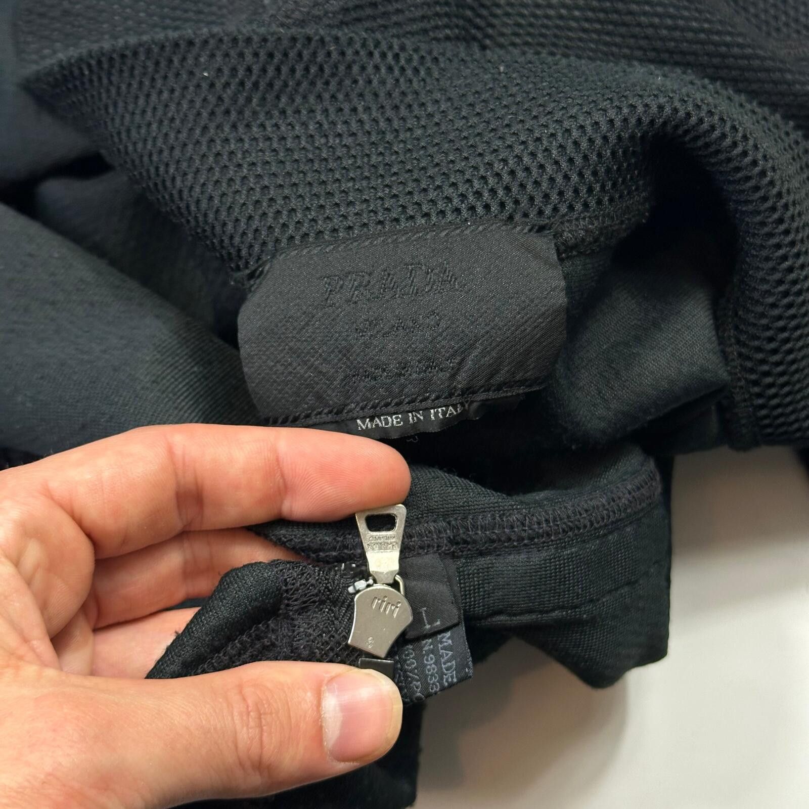 Prada Prada Milano SS00 Hex Mesh Neoprene Panelled Jacket - M Size US M / EU 48-50 / 2 - 6 Thumbnail