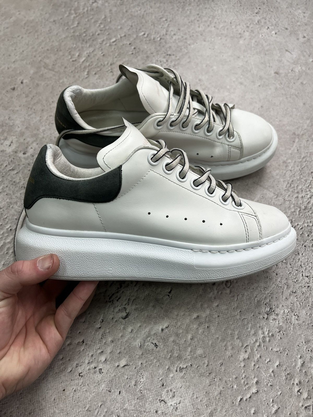 Alexander McQueen Oversized Larry Sneaker White