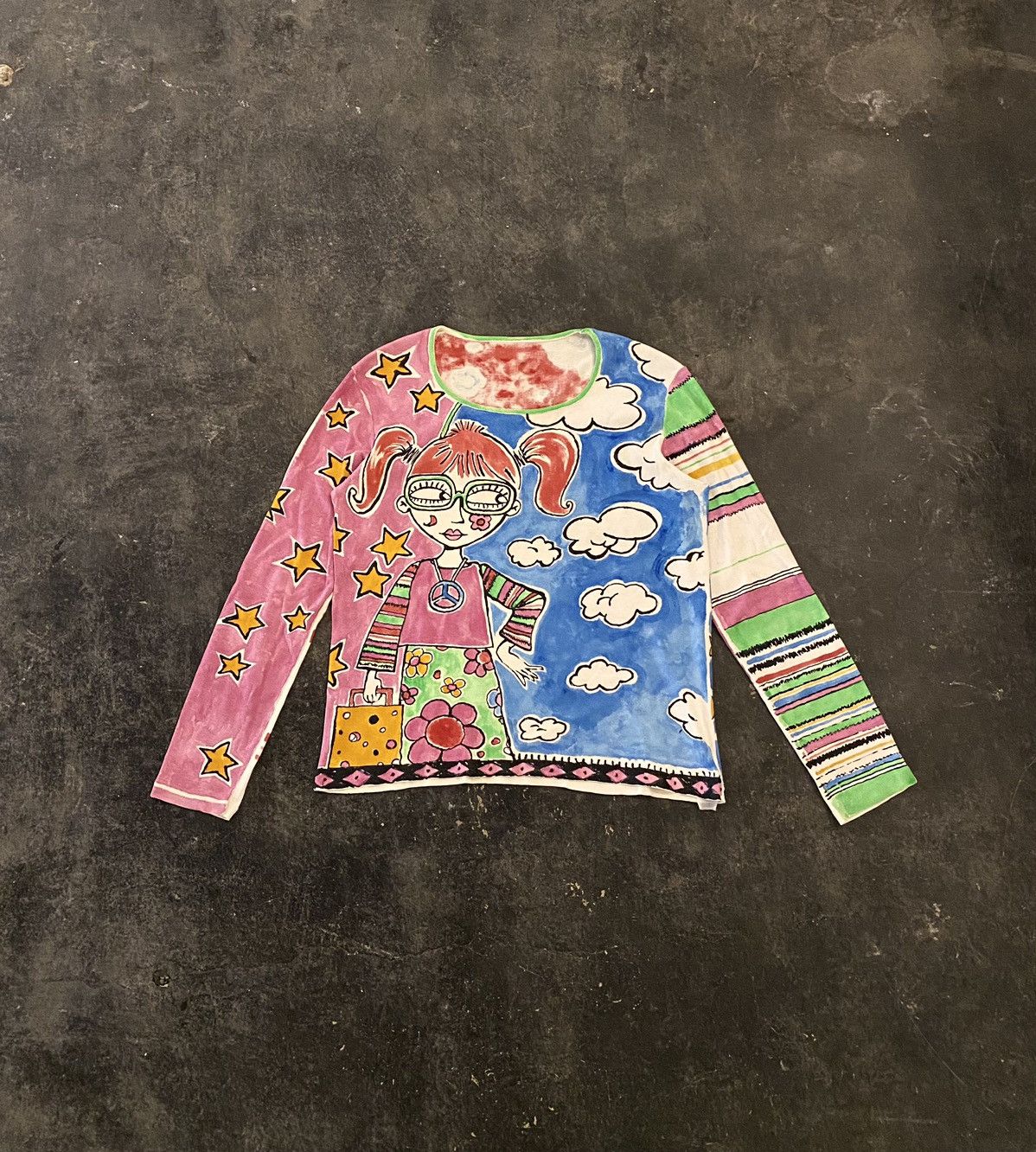 Hysteric Glamour Unknow brand full print cartoon long sleeve Size S / US 4 / IT 40 - 1 Thumbnail