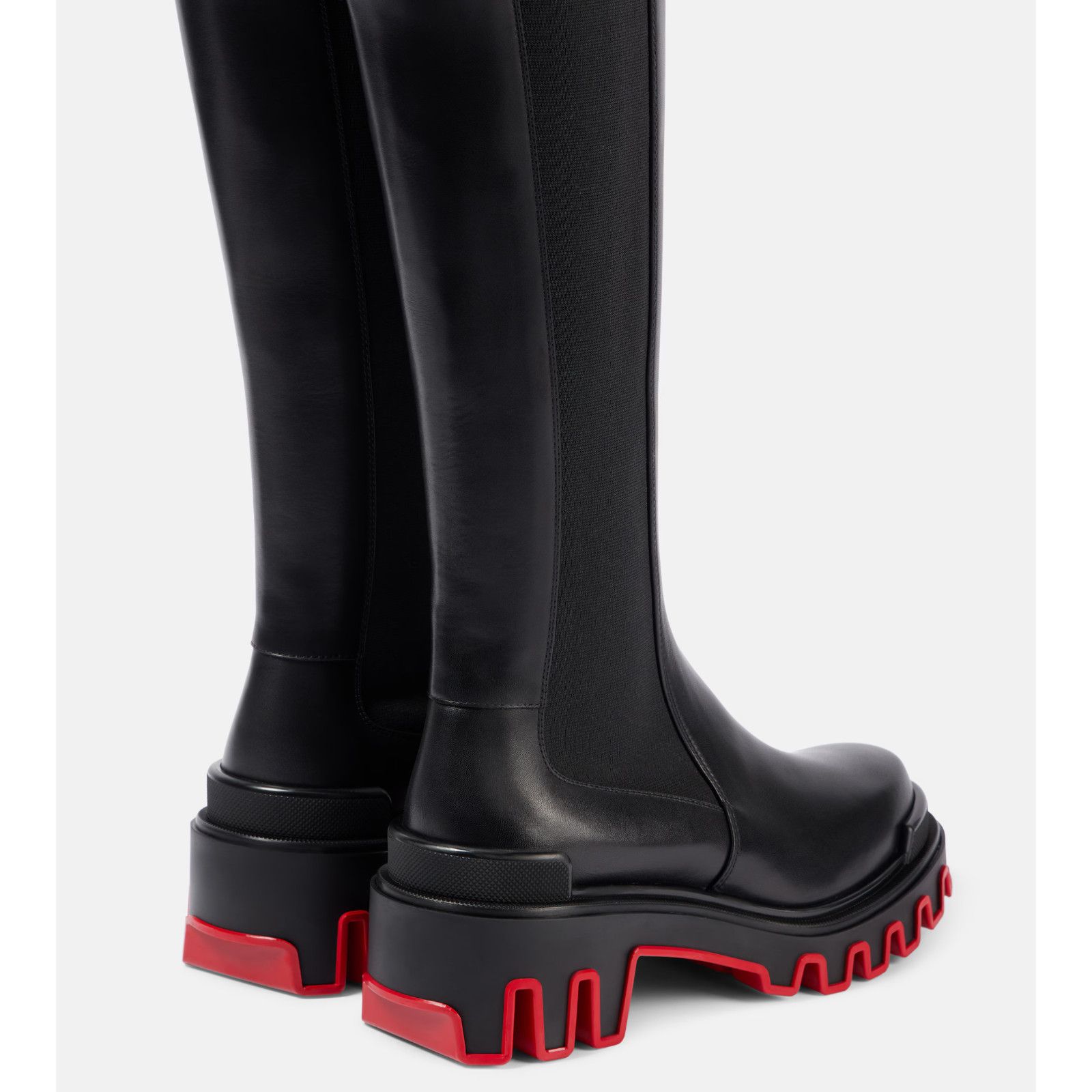Christian Louboutin Louboutin Marchacroche Dune Botta Black Leather Boot 40 Size US 10 / IT 40 - 15 Thumbnail