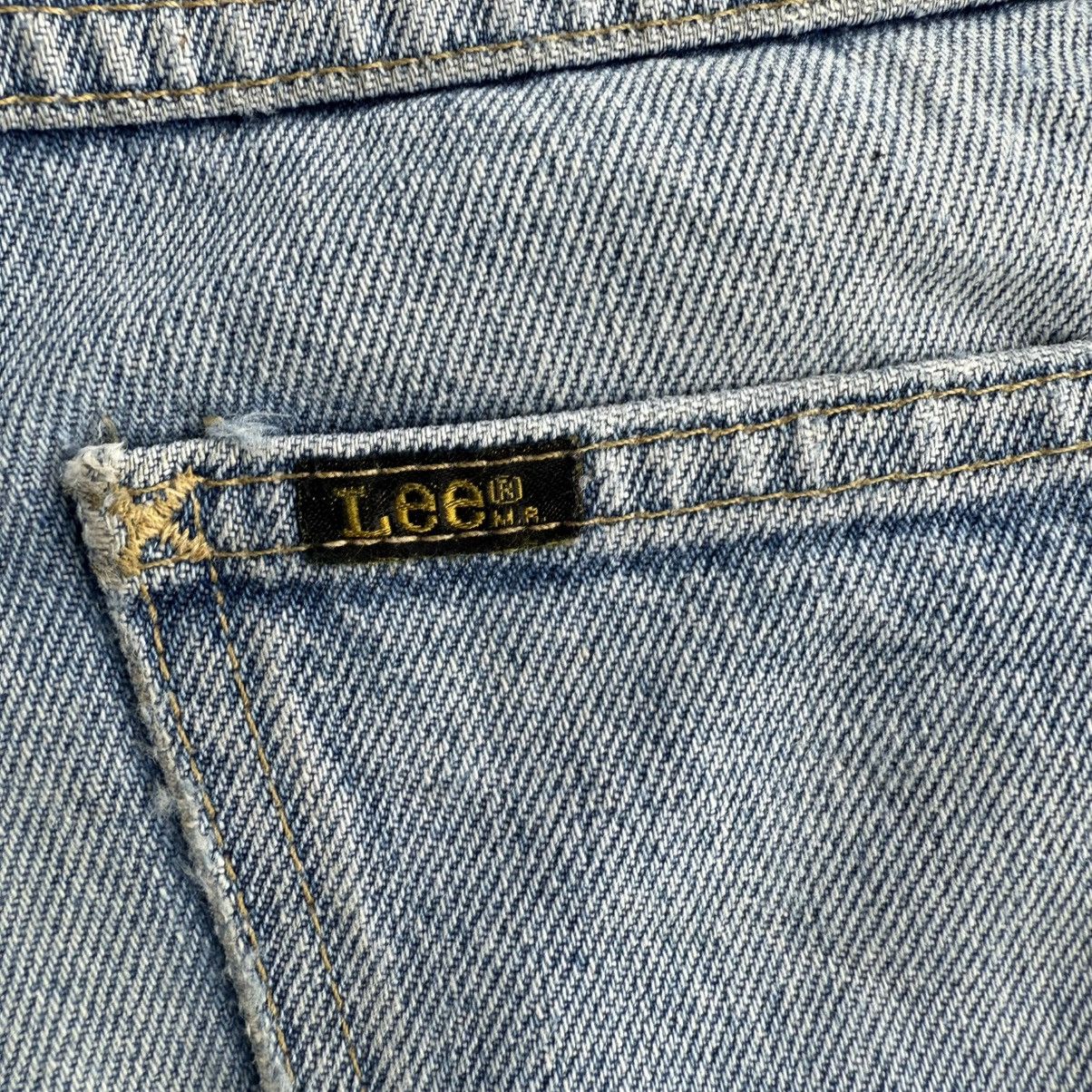 Lee VINTAGE LEE RIDER STRAIGHT FADED RIPPEP JEAN PANTS Size US 32 / EU 48 - 14 Thumbnail