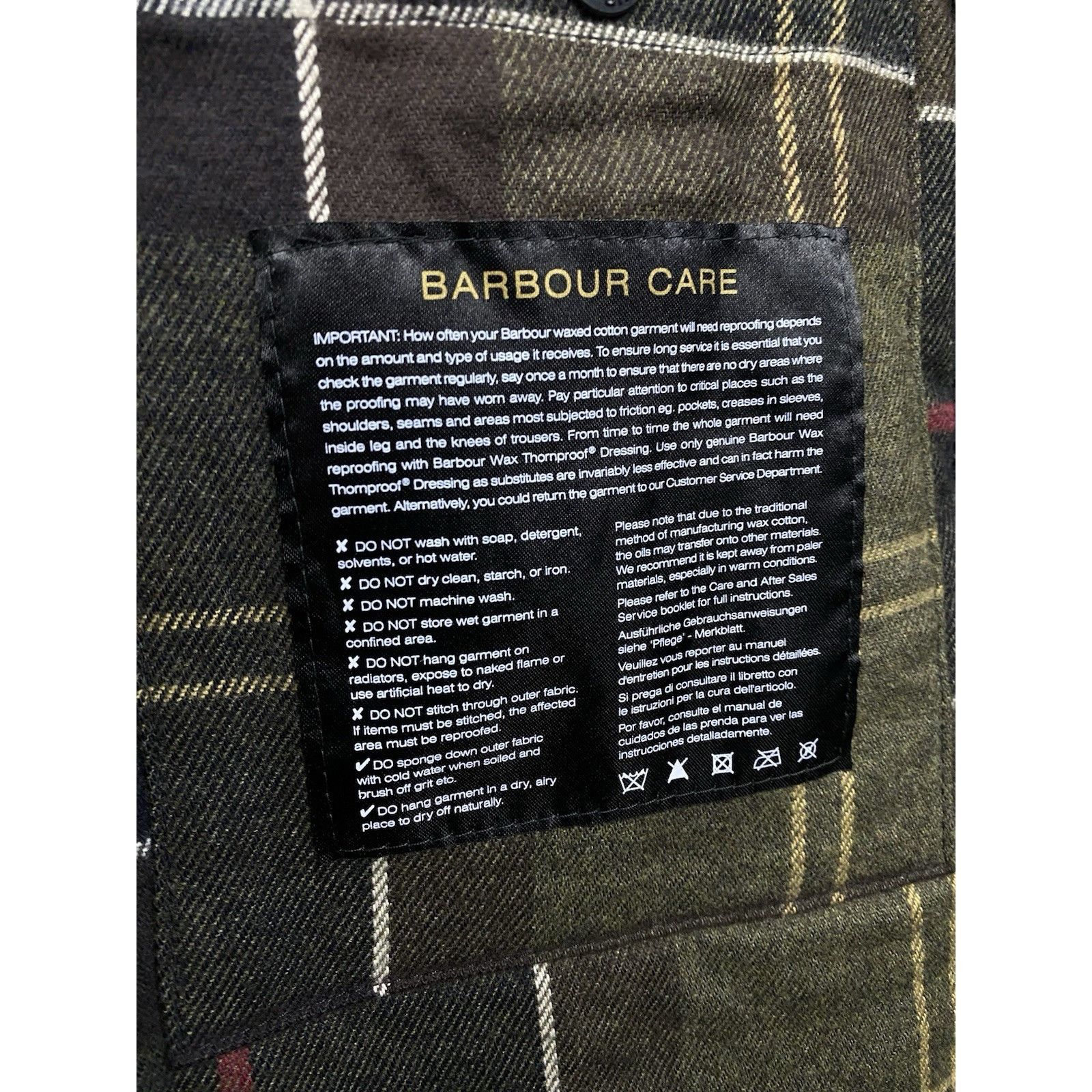 Barbour MINT! Barbour Rufford Men's Blue Waxed Insulated Motorcycle Size US XXL / EU 58 / 5 - 12 Thumbnail