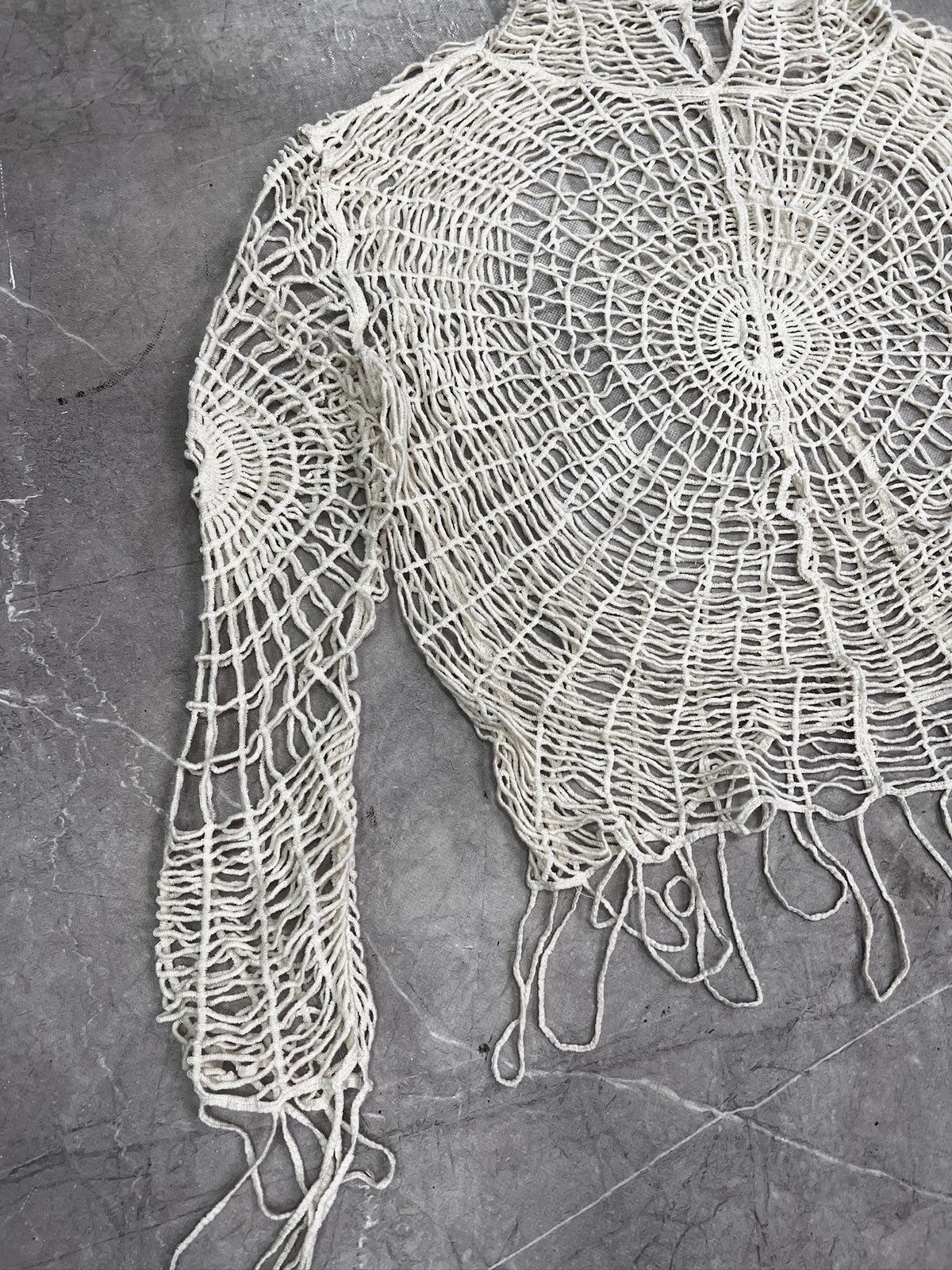 Japanese Brand Spider mesh top hoodie Jean Paul Gaultier style Size US L / EU 52-54 / 3 - 2 Thumbnail