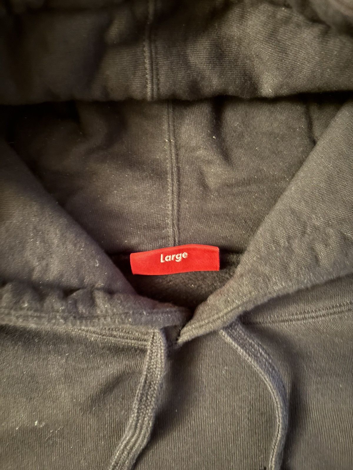 Supreme Supreme Text Stripe Zip Up Hooded Sweatshirt | Large | FW19 Size US L / EU 52-54 / 3 - 3 Thumbnail