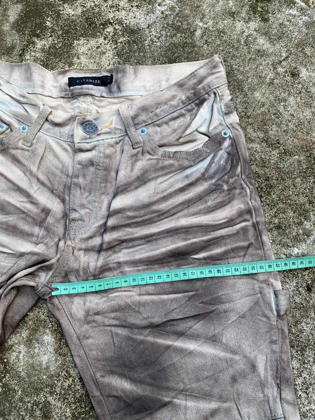 If Six Was Nine JAPANESE BRAND CIVARIZE SHORT JEANS Size US 28 / EU 44 - 11 Thumbnail