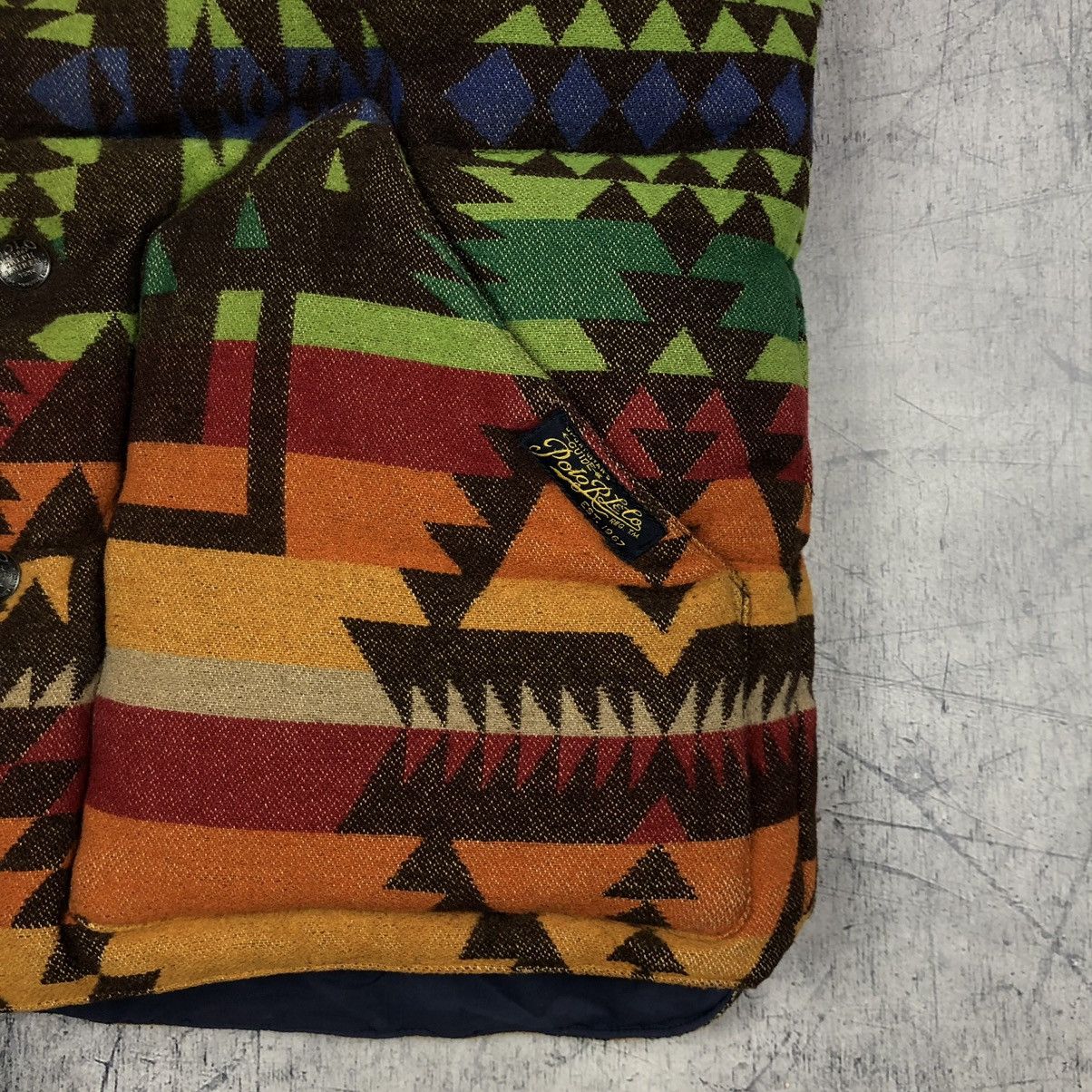 Designer Rare Vintage Polo Ralph Lauren Aztec Wool Nylon Skin Vest og Size US S / EU 44-46 / 1 - 8 Thumbnail