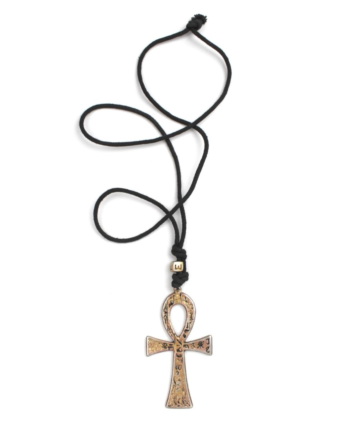 If Six Was Nine 2000S JAPANESE MADE EGYPTIAN ANKH KEY OF LIFE CORD NECKLACE Size ONE SIZE - 2 Thumbnail
