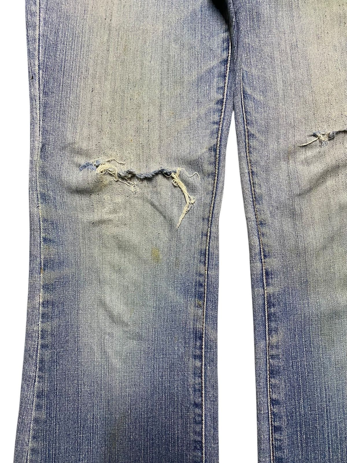 If Six Was Nine Vintage Japanese Brand Natural Garage Grunge Flare Jeans Size US 27 - 7 Thumbnail