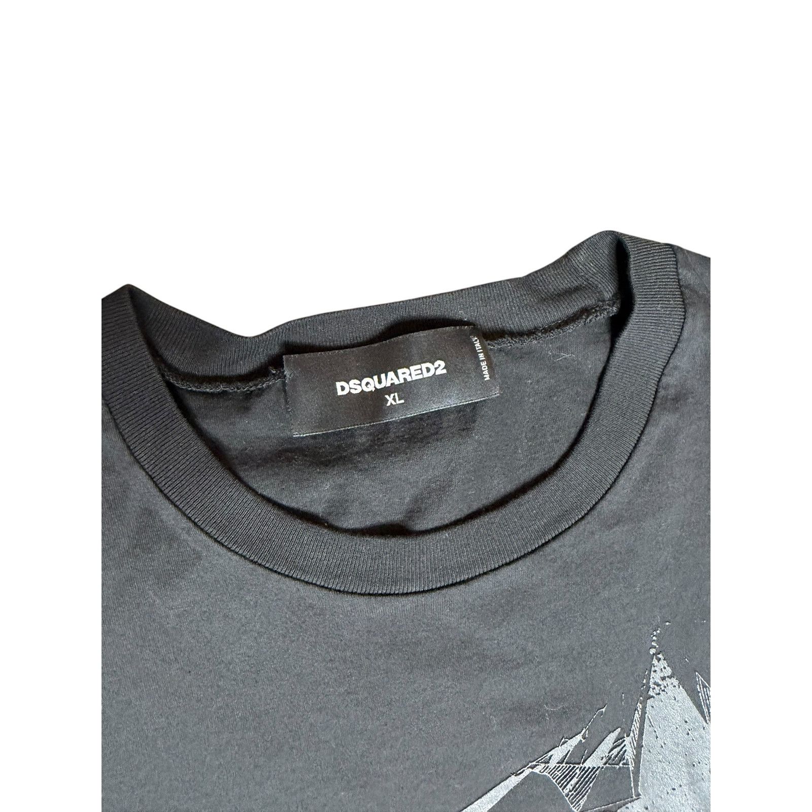 Dsquared2 Dsquared2 Black Tonal Bear Graphic T-Shirt Size US XL / EU 56 / 4 - 5 Thumbnail