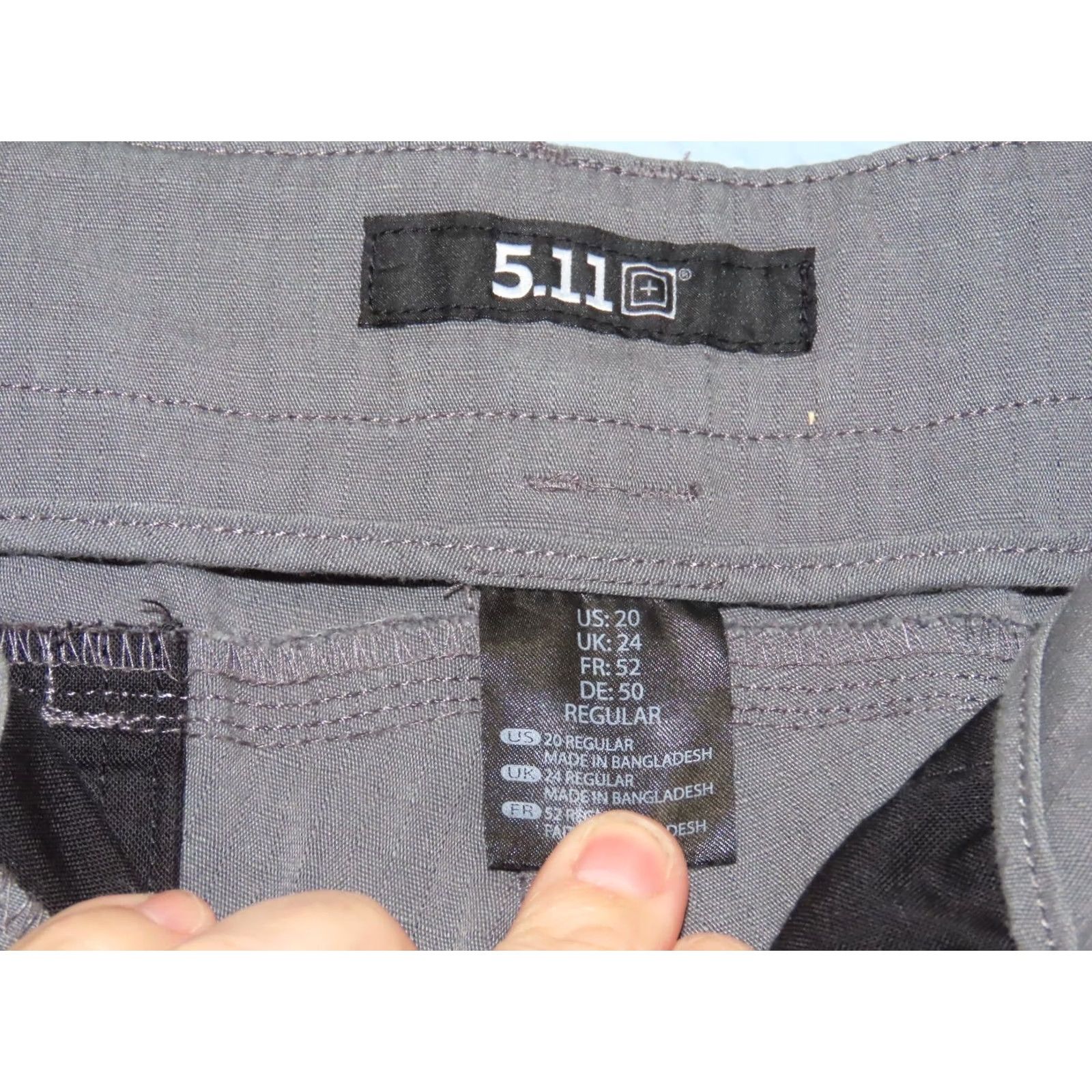 Vintage 5.11 Tactical Women's 20 Stryke Pants 64386 Gray Cargo 40" Waist 31" Inseam Pants Womens Regular 20 Gray Logo Pockets Stretch Stain Resistant Canvas Size 42" / US 20 - 6 Thumbnail