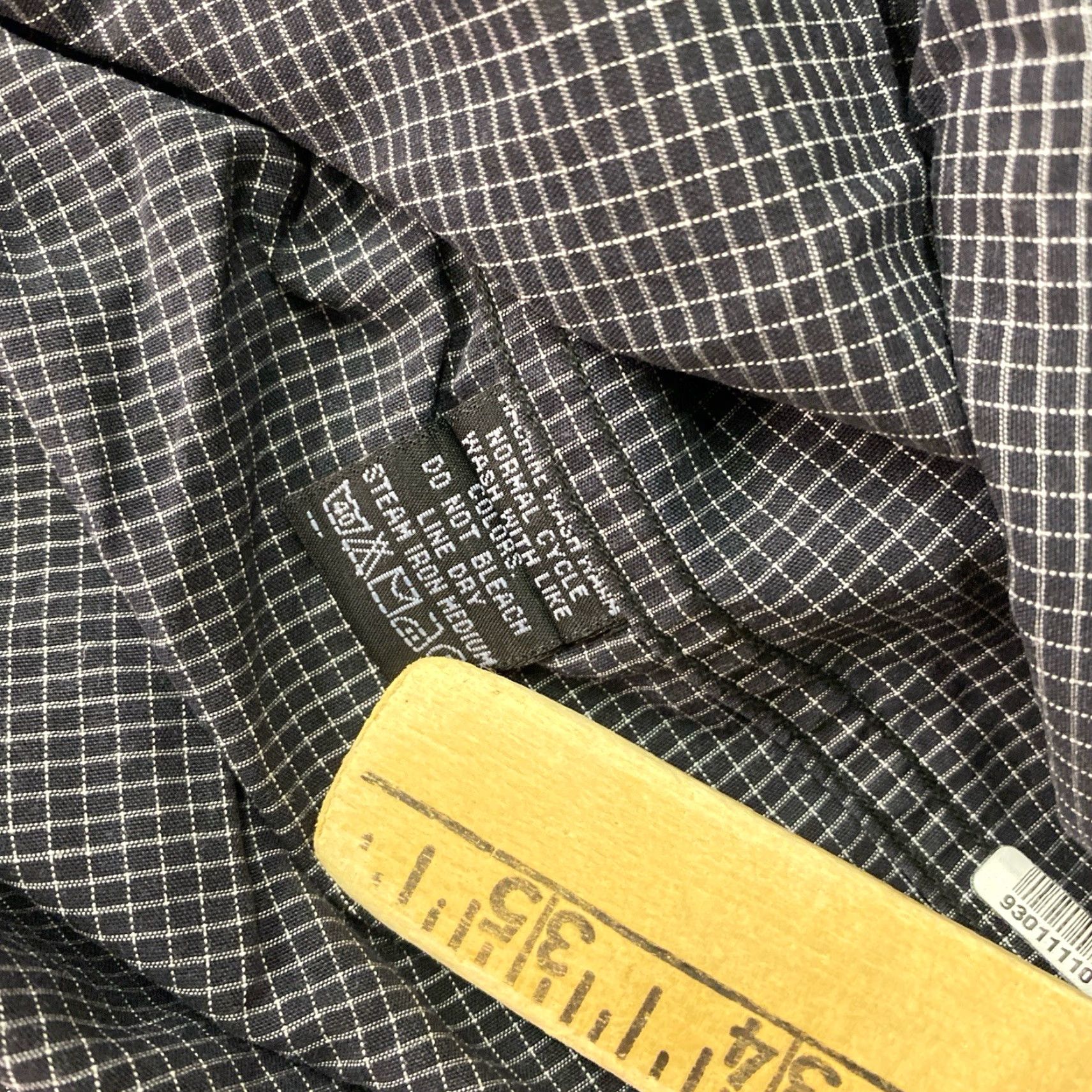 Polo Ralph Lauren VTG Polo Jeans Ralph Lauren Button-Up Shirt Mens L Plaid Long Sleeve Black White Multicolor 90s Classic Casual All Seasons Pockets Easy Care Button-Up Size US L / EU 52-54 / 3 - 5 Thumbnail