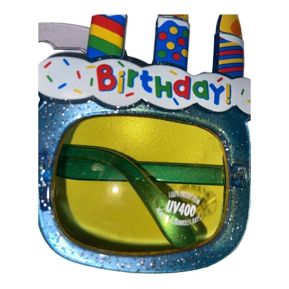 Designer NWT Happy Birthday Party Sunglasses Size ONE SIZE - 2 Thumbnail