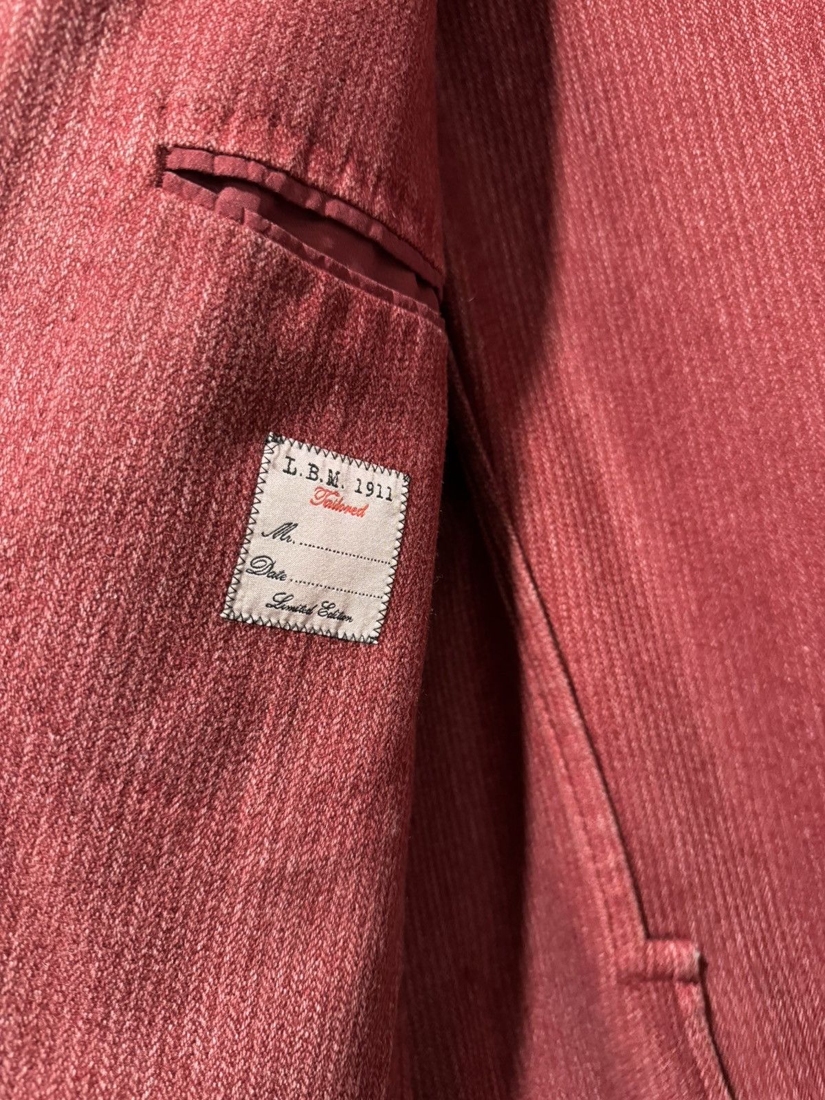 L.B.M. 1911 LBM 1911 Sports Jacket - Washed Red Size 40R - 3 Thumbnail