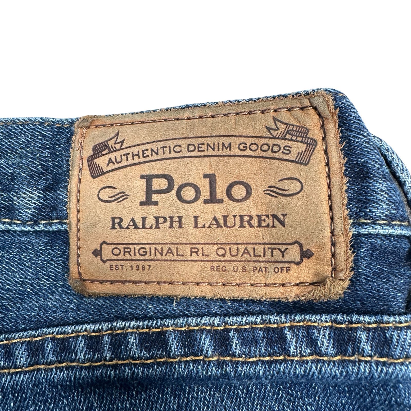 Polo Ralph Lauren Polo Ralph Lauren The Varick Straight Jeans Mens 34x30 Blue Size US 34 / EU 50 - 5 Thumbnail