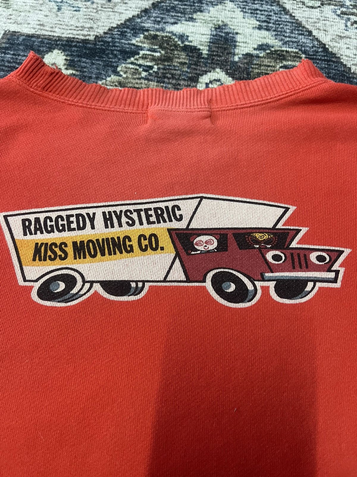Hysteric Glamour 🇯🇵VINTAGE HYSTERIC GLAMOUR BACK OFF CHILD ON BOARD TEE Size US M / EU 48-50 / 2 - 9 Thumbnail