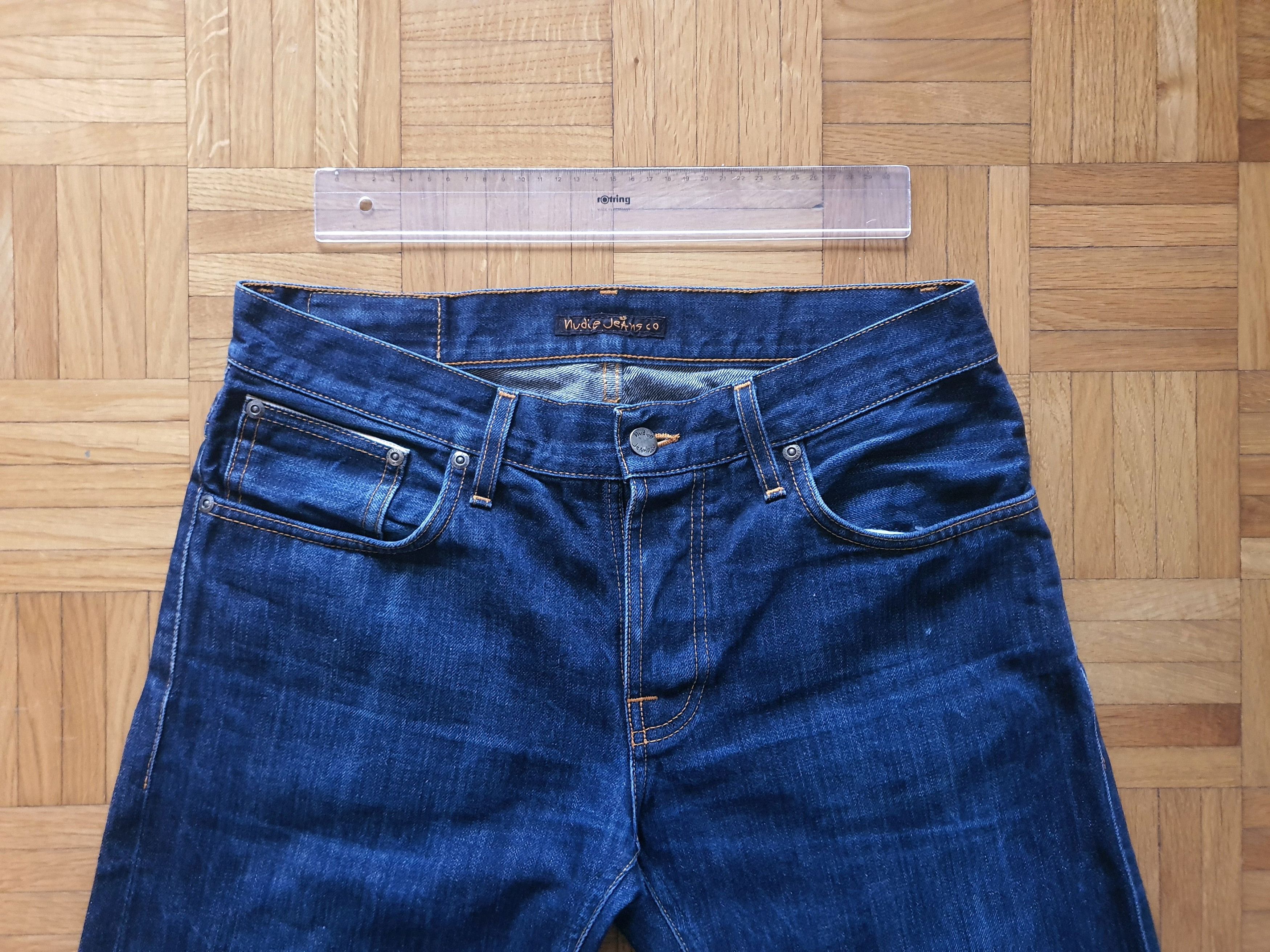 Nudie Jeans GRIM TIM DRY SELVAGE (NJ4087) - Selvedge Jeans - W33 Size US 33 - 3 Thumbnail