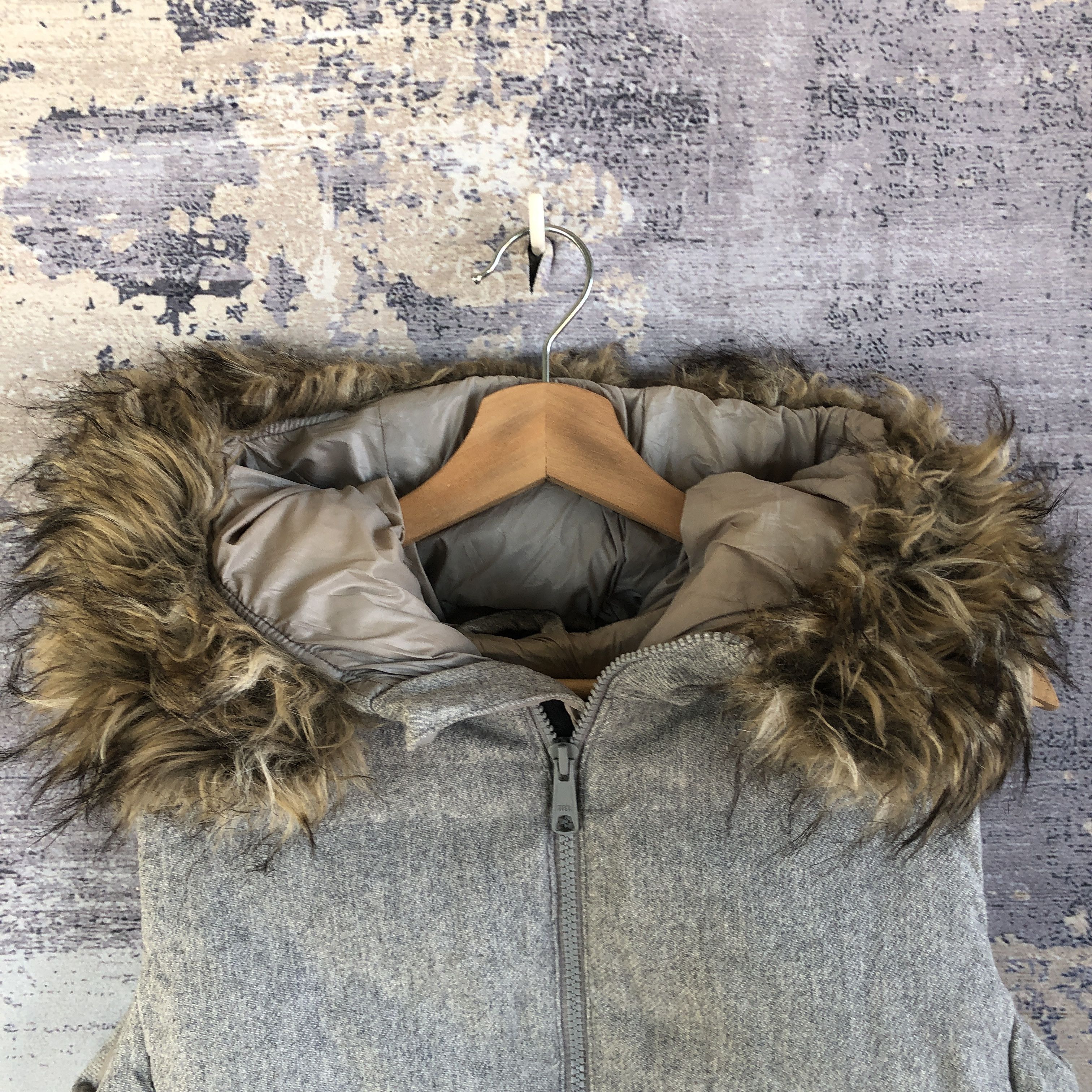 If Six Was Nine × Japanese Brand GAP Hoodie Vest Puffer Jacket Sleeveless Wool Puffer Jacket Size S / US 4 / IT 40 - 3 Thumbnail