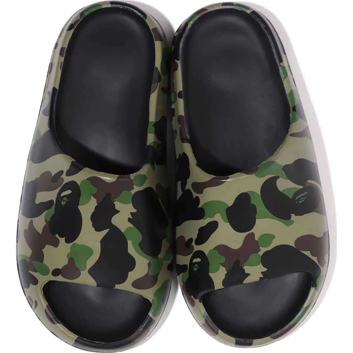Bape A Bathing Ape 1st Camo Slide Green Size US 10 / EU 43 - 3 Thumbnail