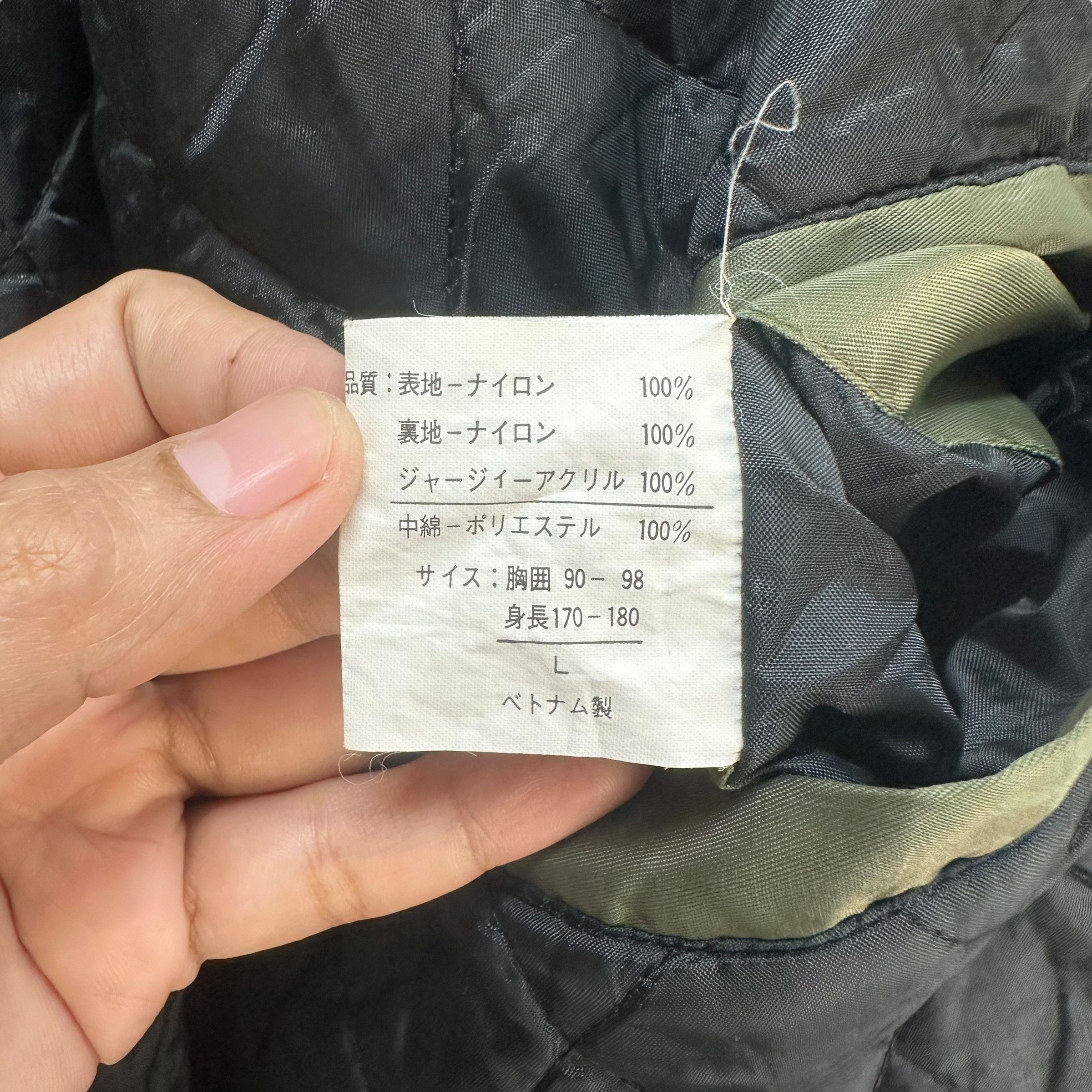 Vintage BACK FIRE USA Big Logo MA-1 Bomber Jacket #A9-0215 Size US L / EU 52-54 / 3 - 12 Thumbnail
