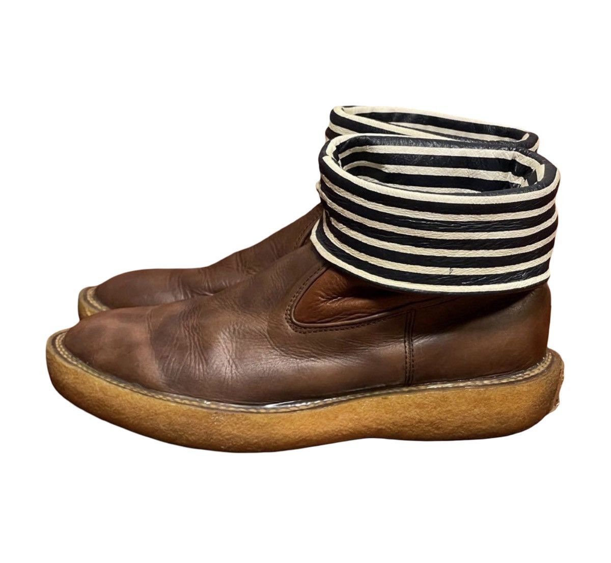 Kapital KAPITAL Leather Wrinkle Popeye Boots Size US 10 / EU 43 - 2 Thumbnail