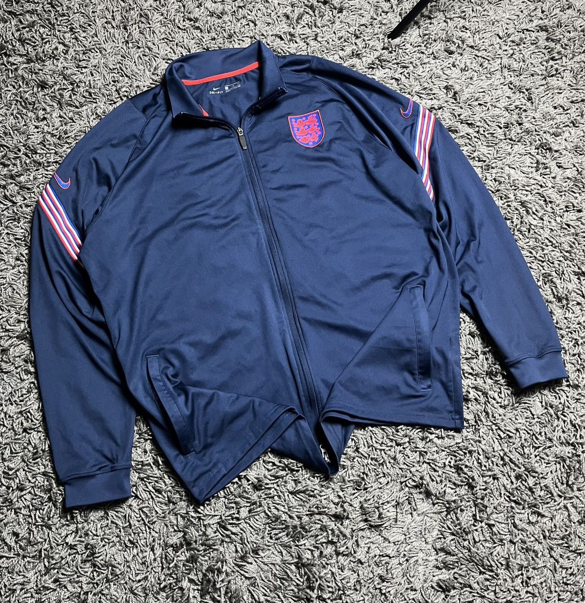 Nike Nike England National Team Euro 2020 Training Track Jacket Size US XXL / EU 58 / 5 - 1 Thumbnail