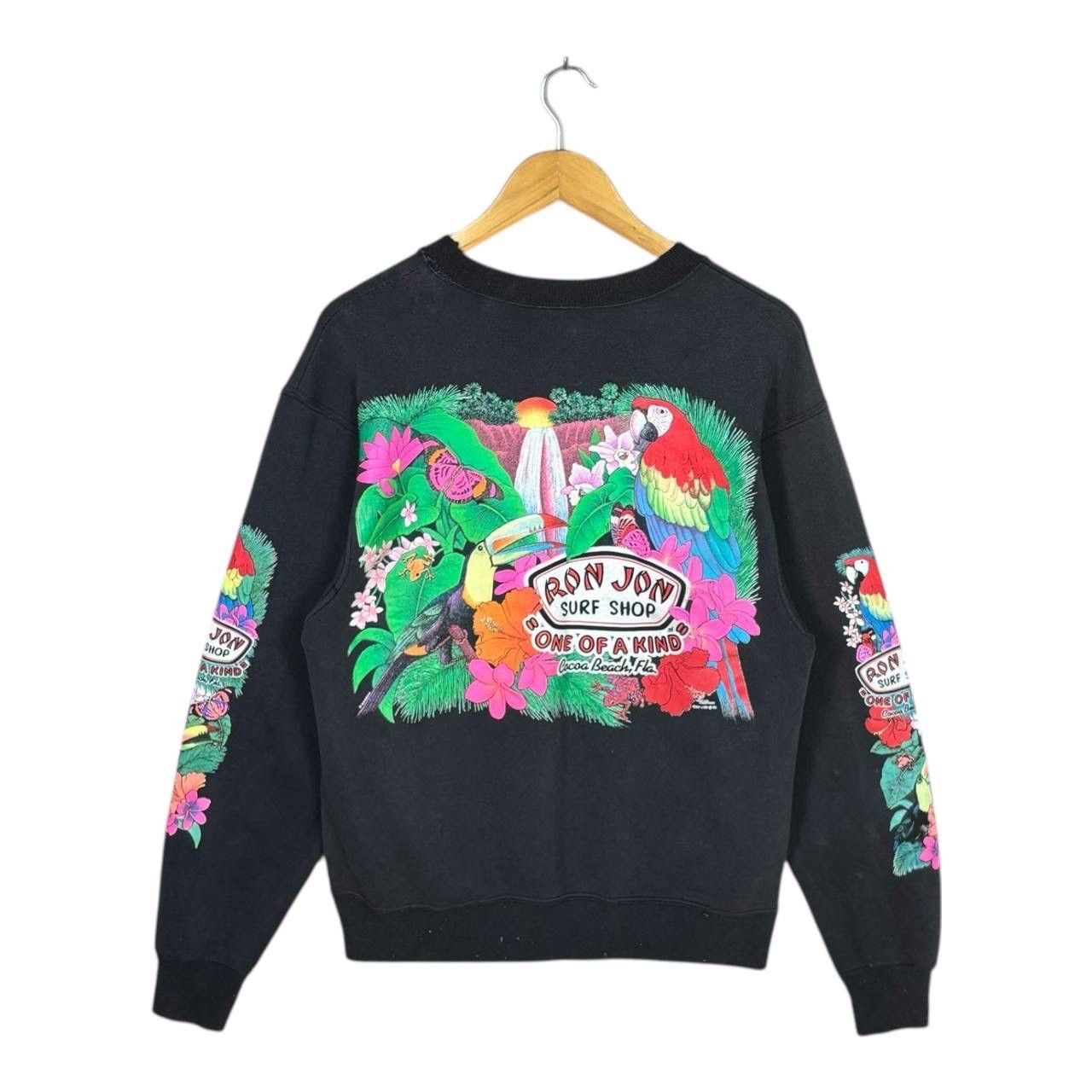 Ron Jon Surf Shop Sun Faded 1992 Ron Jon Surf Shop Sweatshirt Tropical Black Size US M / EU 48-50 / 2 - 1 Thumbnail