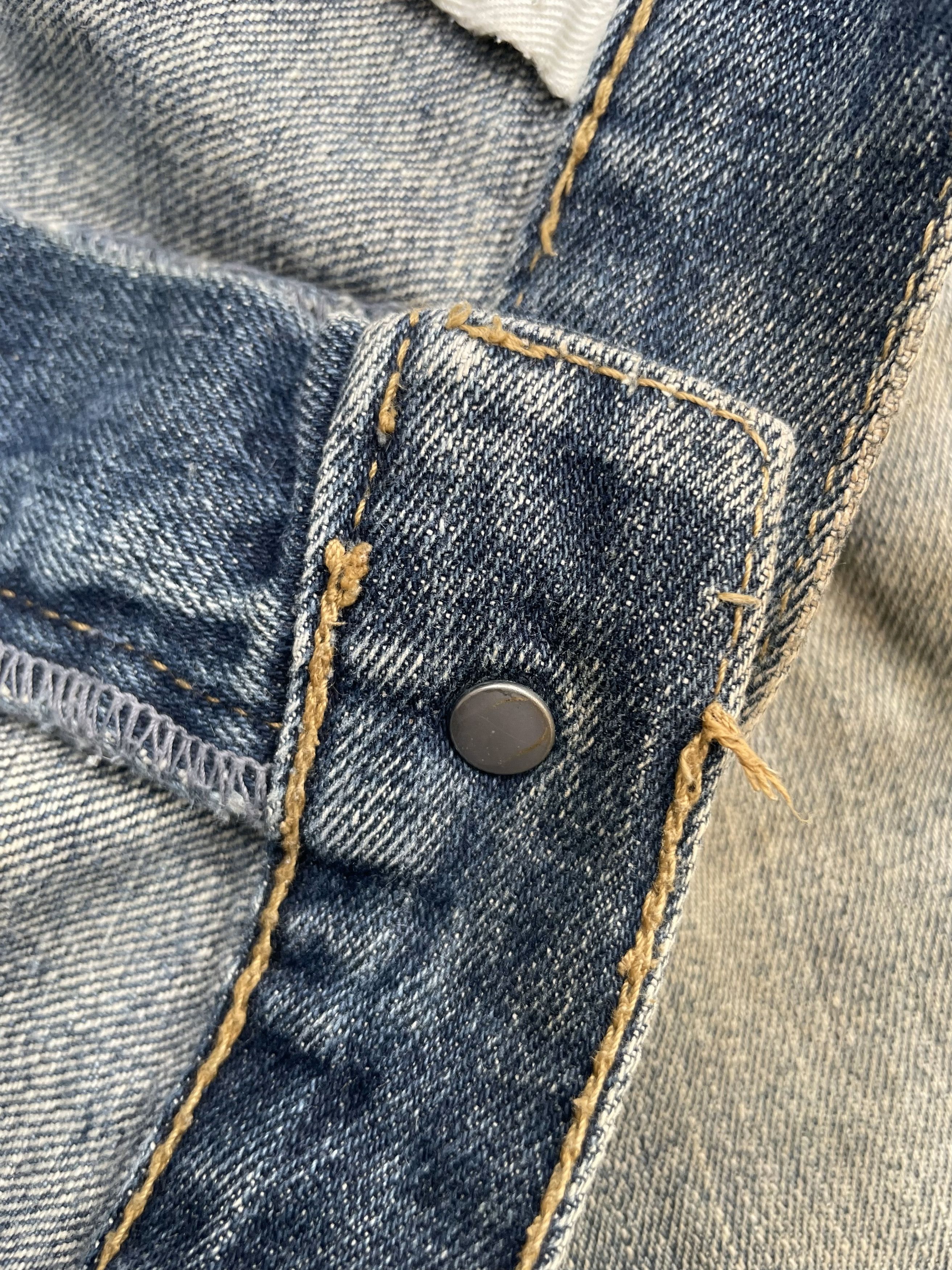 Japanese Brand Semantic Design Flare Distresed Denim Size US 36 / EU 52 - 13 Thumbnail