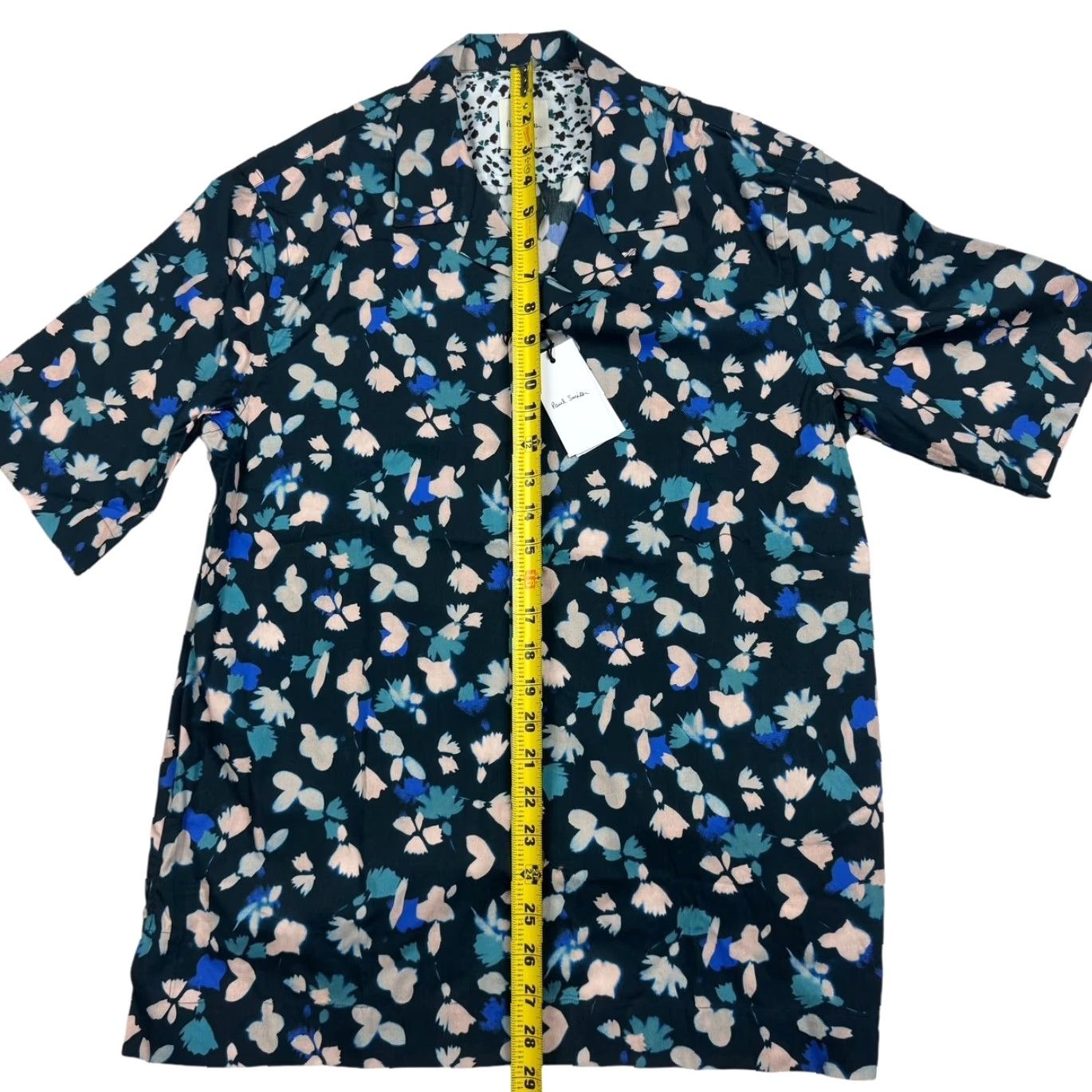 Paul Smith Paul Smith Polo Men’s 100% Cotton S/S Floral Blue Medium Italy Mens Size US M / EU 48-50 / 2 - 5 Thumbnail