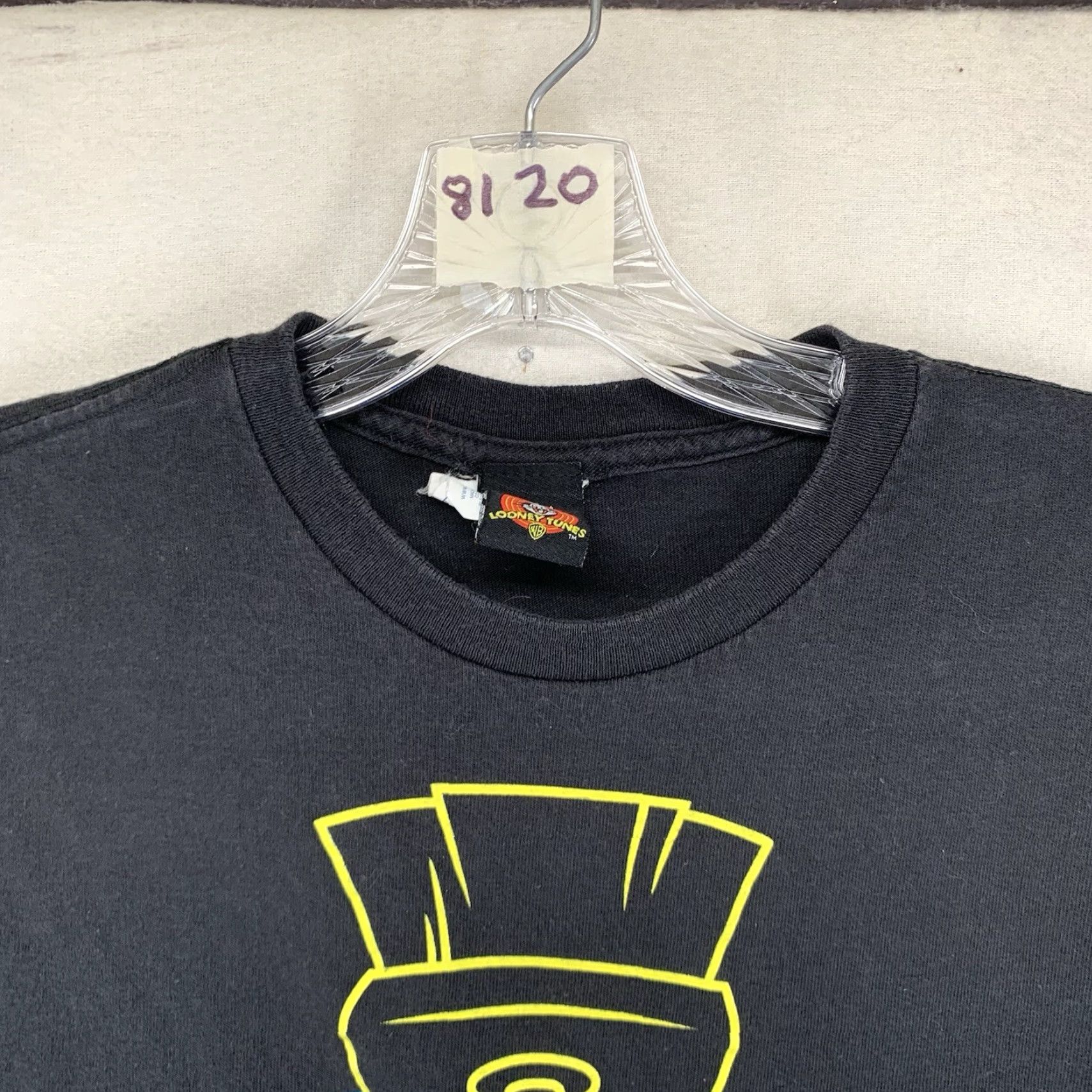 Vintage VINTAGE Marvin The Martian T-Shirt Unisex Adults Medium Black 90s Cartoon Graphic Retro Size US M / EU 48-50 / 2 - 7 Thumbnail