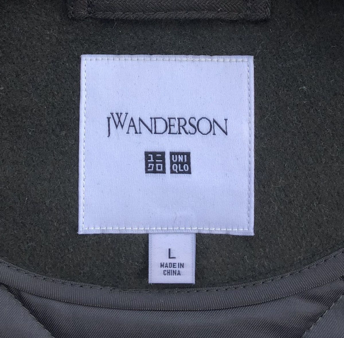 JW Anderson × Uniqlo Uniqlo x JW Anderson Green Wool Blended Quilted Jacket Men's Size US L / EU 52-54 / 3 - 19 Thumbnail