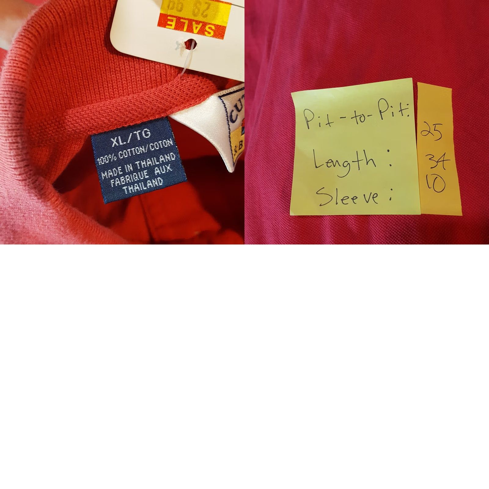 Cutter & Buck VINTAGE Mt Airy Golf Club Polo Shirt XL Red Nike? Size US XL / EU 56 / 4 - 8 Thumbnail