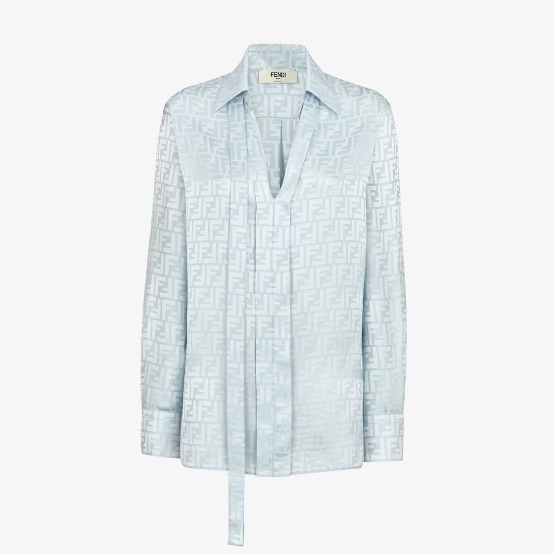 Fendi o1s1wg110825 Shirt in Light Blue Size M / US 6-8 / IT 42-44 - 1 Thumbnail