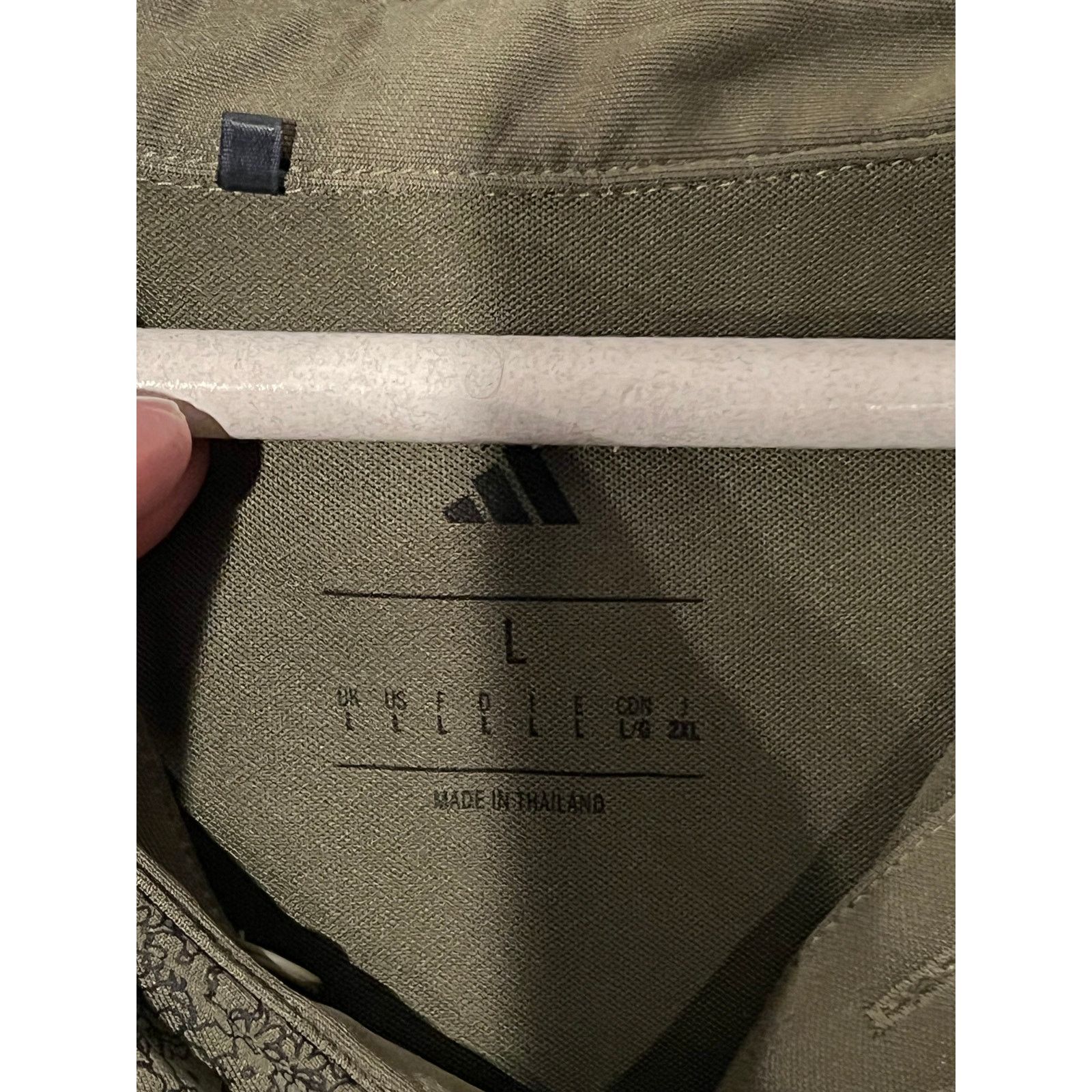 Adidas Adidas Olive Green Sweat Wicking Mens Large Size US L / EU 52-54 / 3 - 3 Thumbnail