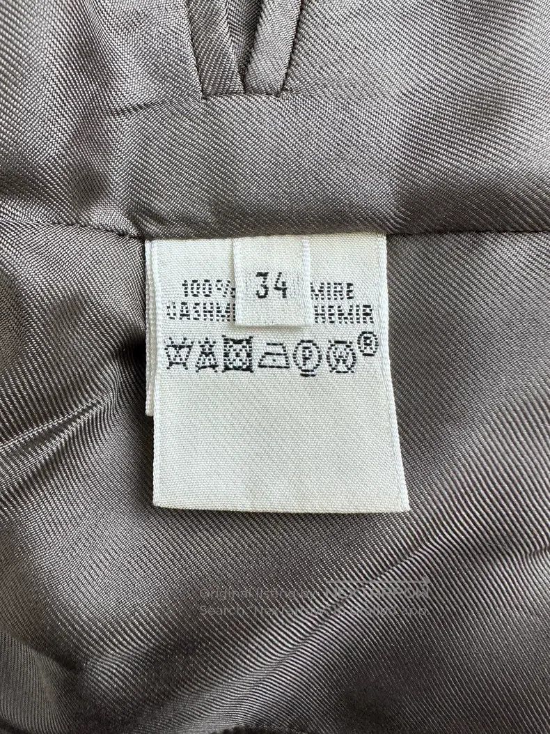 Hermes Hermes Margiela Era Cashmere Blazer Jacket, Gray Size XXS / US 00 / IT 34 - 9 Thumbnail