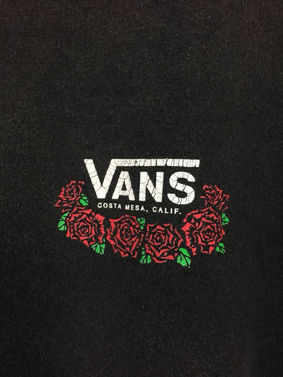 Vans Sunfaded Vans Off The Wall Roses Graphic Tee Size US L / EU 52-54 / 3 - 9 Thumbnail