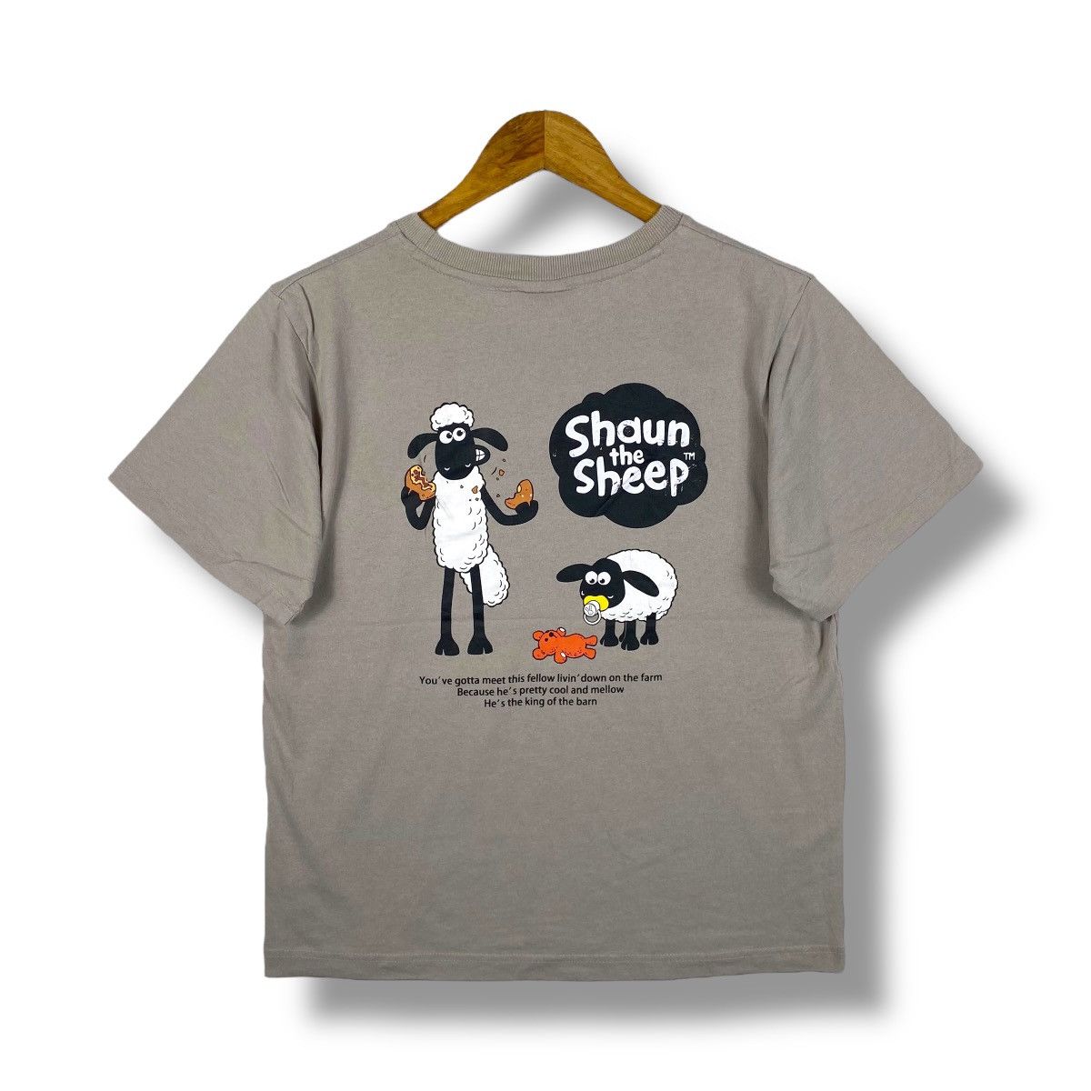 Cartoon Network SHAUN THE SHEEP Cartoon Graphic Tee Shirt Medium Size Size US M / EU 48-50 / 2 - 1 Thumbnail