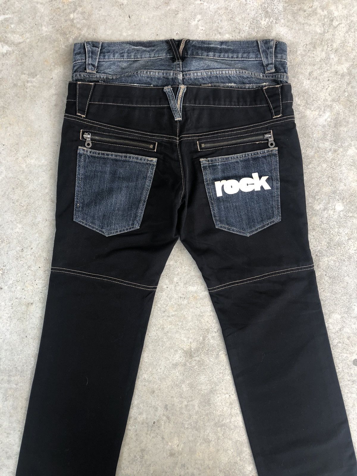 PPFM Japanese PPFM Double Waist Distressed Jeans Size US 31 - 8 Thumbnail