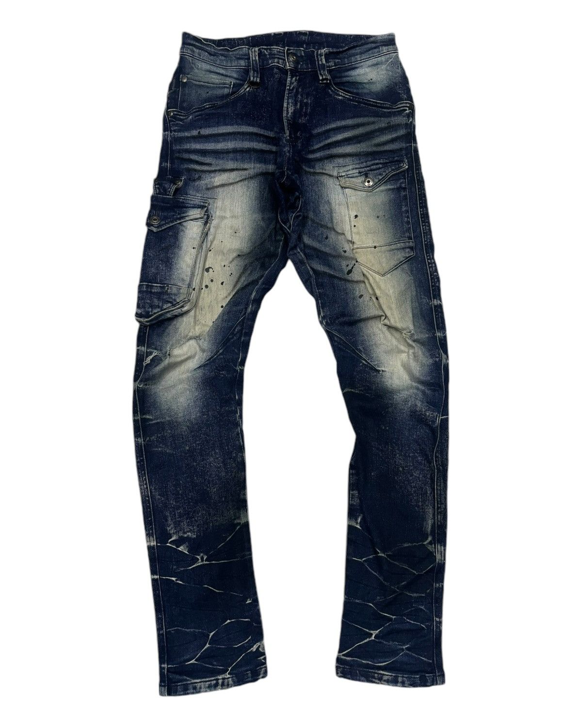 Kapital 🔥IZ FRONTIER CLAWMARK PAINTER WORK WEAR DISTRESS JEANS Size US 28 / EU 44 - 7 Thumbnail