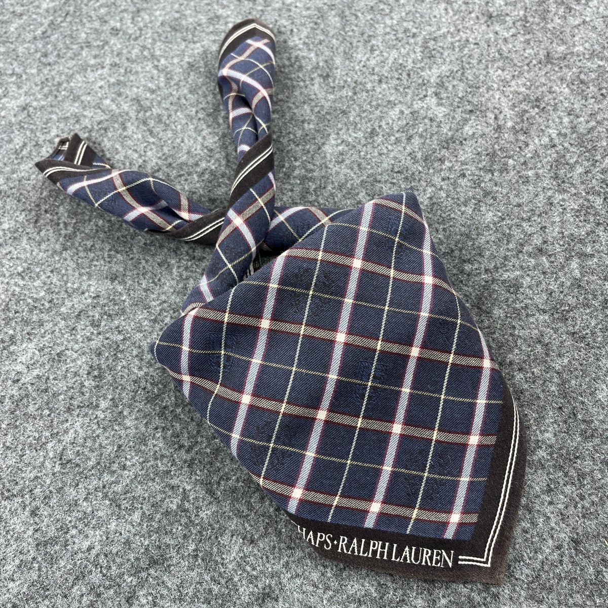 Chaps Ralph Lauren × Designer Chaps Ralph Lauren Handkerchief / Bandana / Neckerchief B537 Size ONE SIZE - 8 Thumbnail