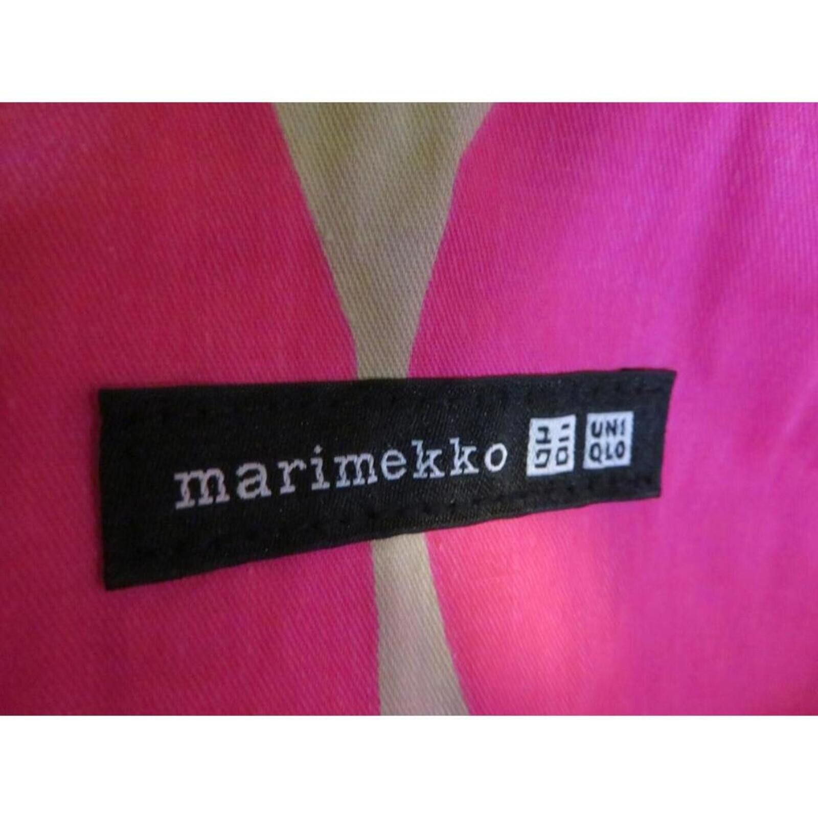 Other Marimekko Uniqlo Tote Bag Natural Pink Dots NWT Size ONE SIZE - 4 Thumbnail