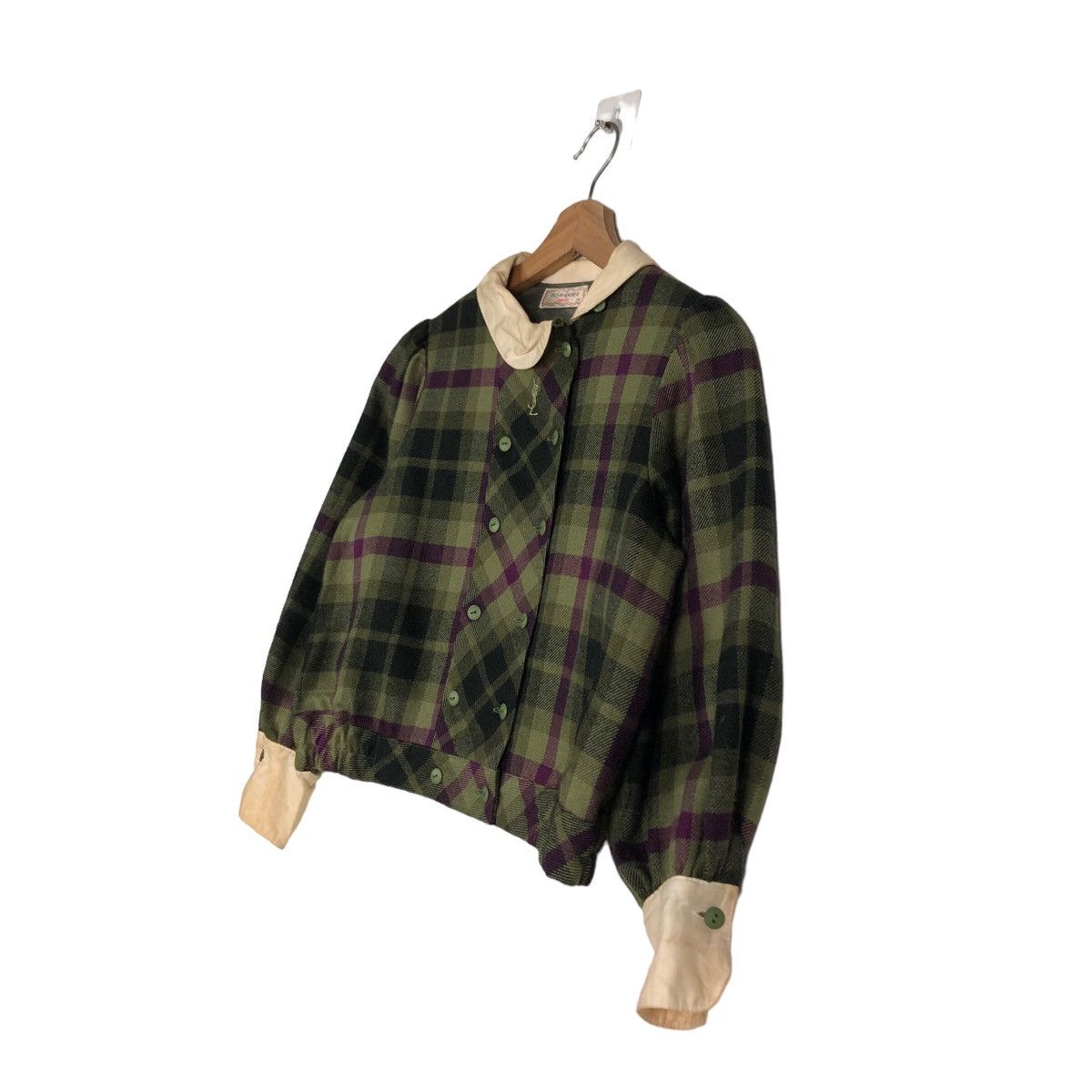 Vintage 🔥Vintage Cropped Jacket Yves Saint Laurent Enfants Size US S / EU 44-46 / 1 - 2 Thumbnail