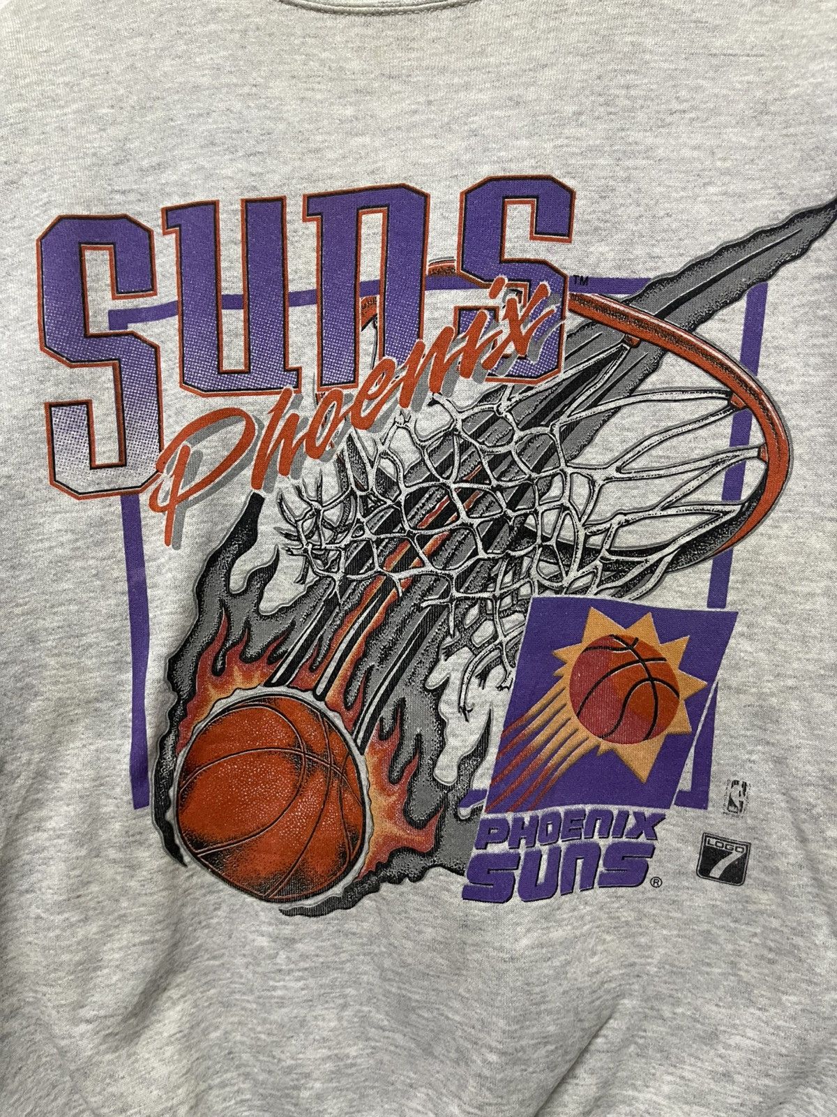 Logo 7 VINTAGE LOGO 7 PHOENIX SUNS SWEATSHIRT DISTRESSED Size US L / EU 52-54 / 3 - 5 Thumbnail