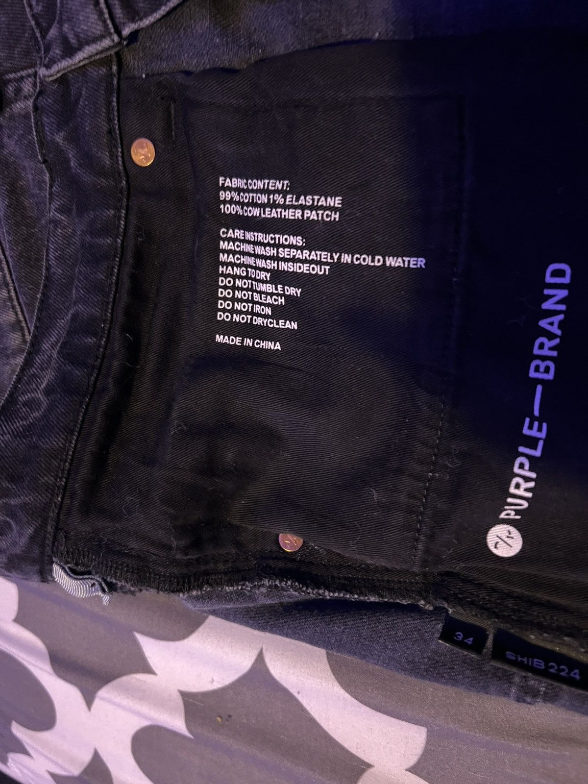 Purple Brand Purple Brand P001 Jeans Size US 34 / EU 50 - 5 Thumbnail